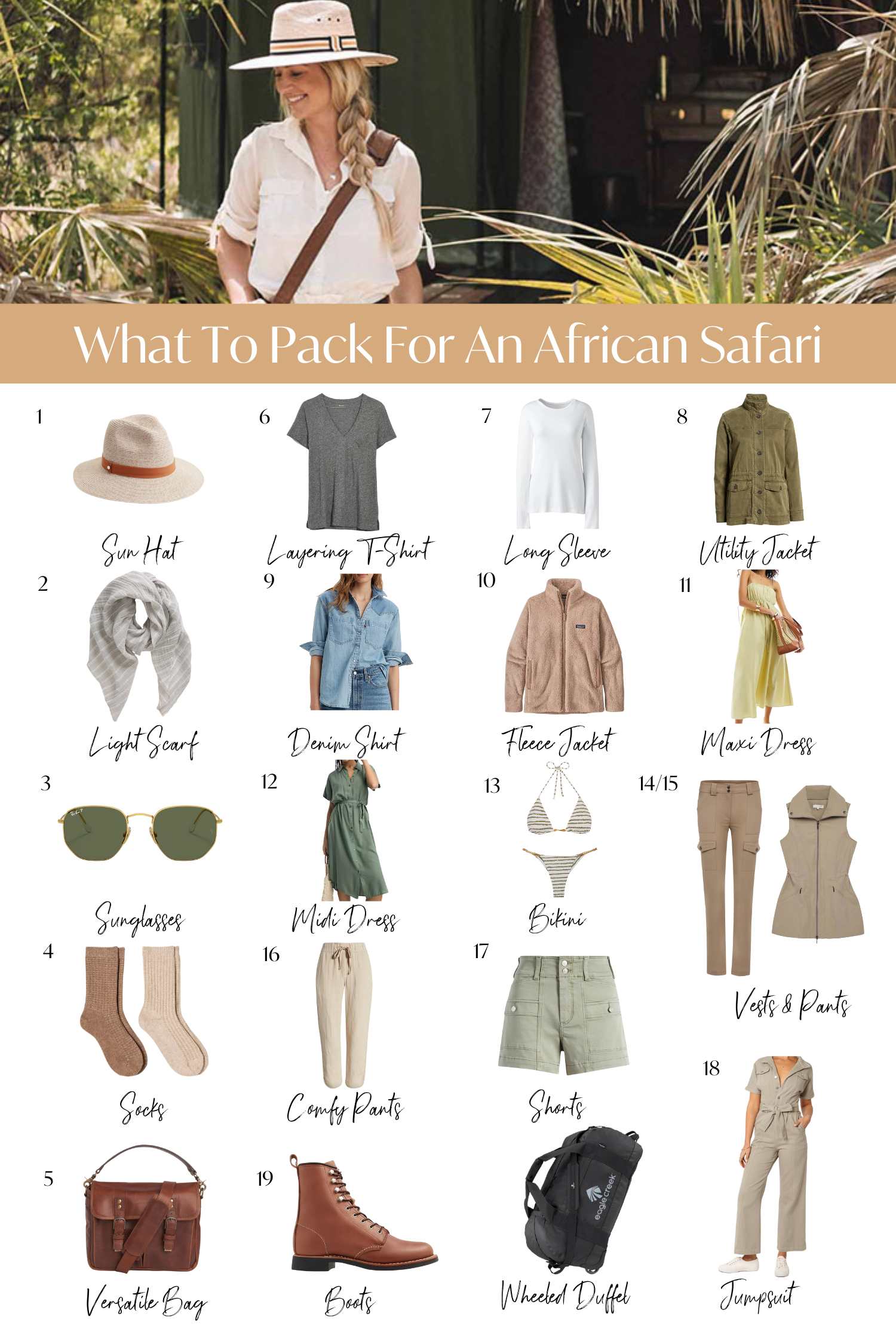 What To Pack For An African Safari
