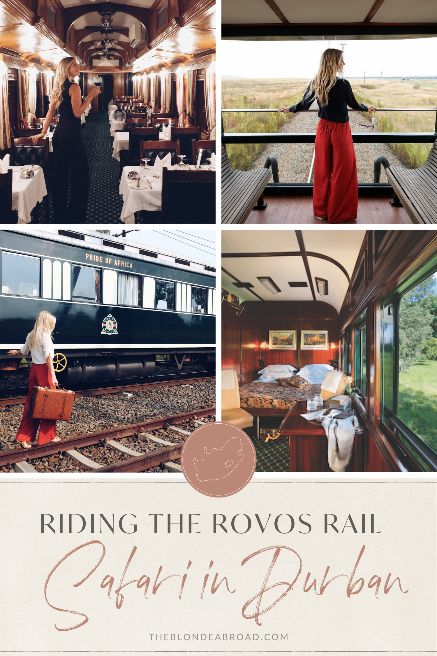 Riding the Rovos Rail Durban Safari