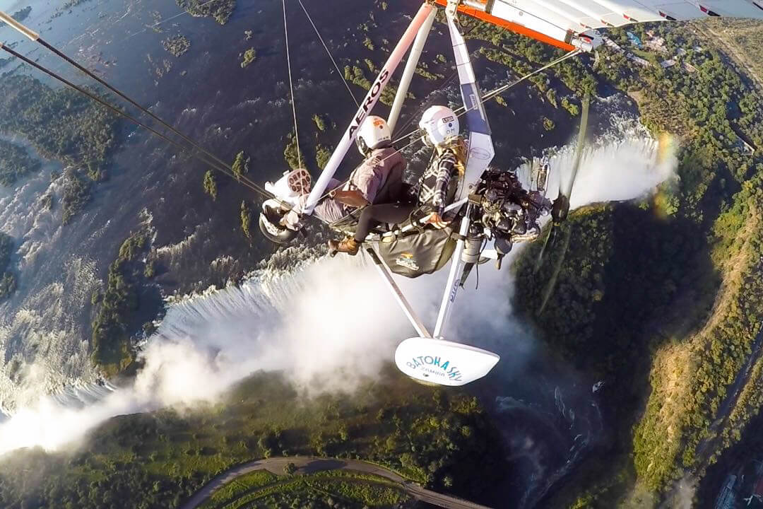 skydiving in zambia