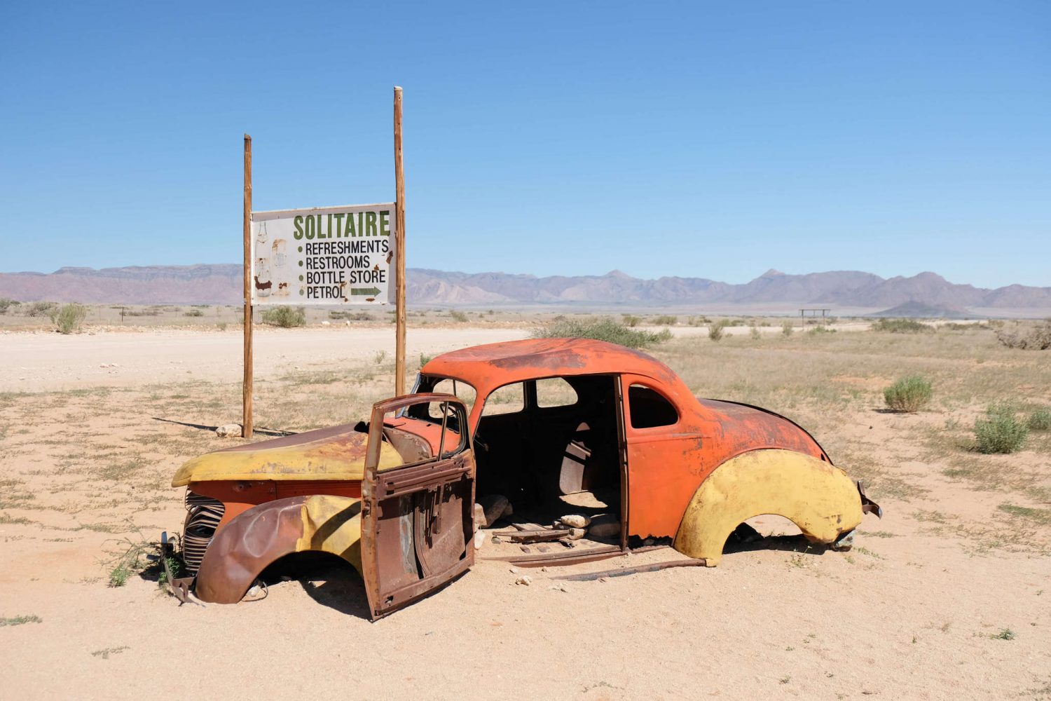 Stop on Namibia Road Trip