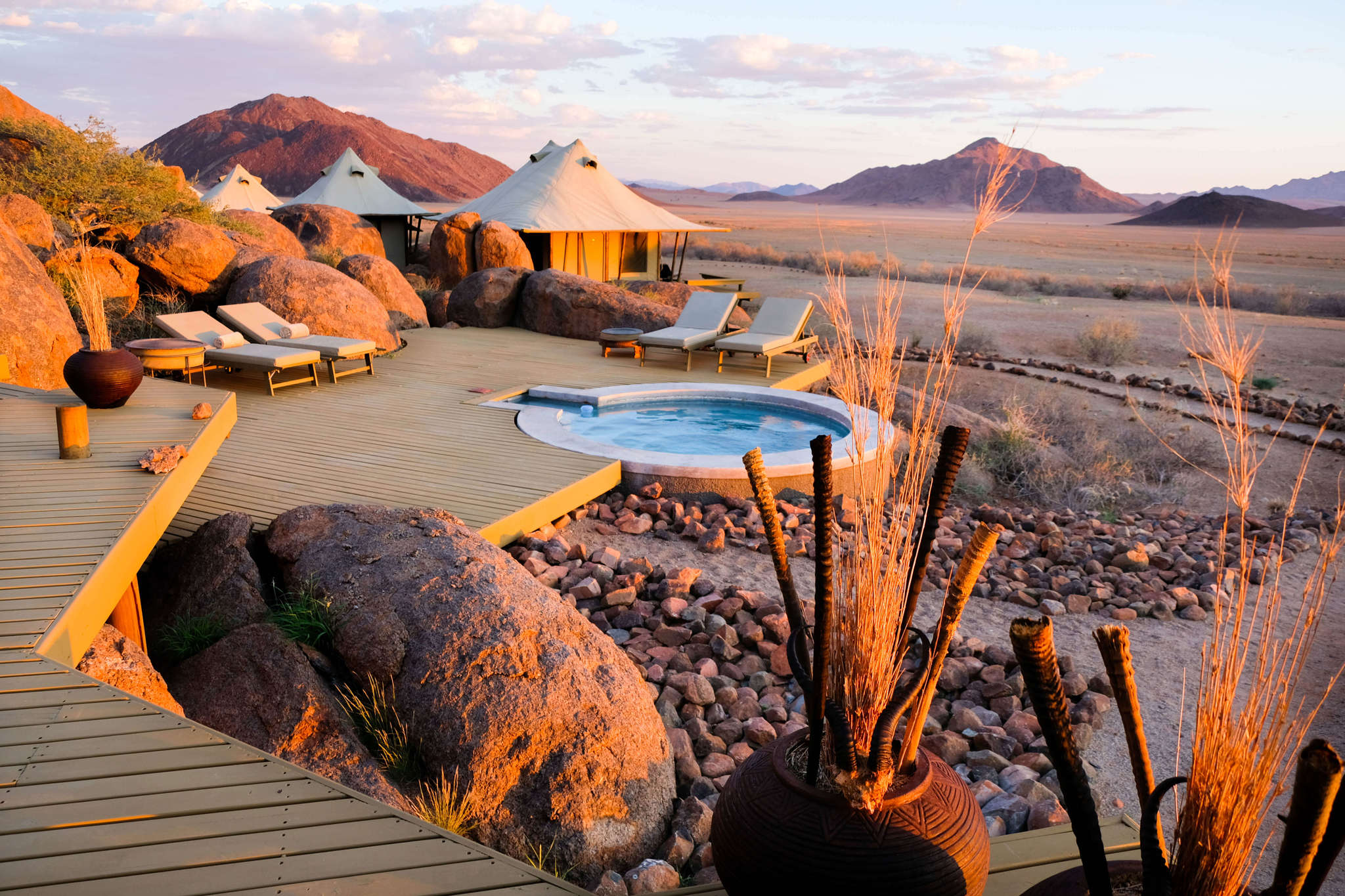 Luxury Camp in Namibia