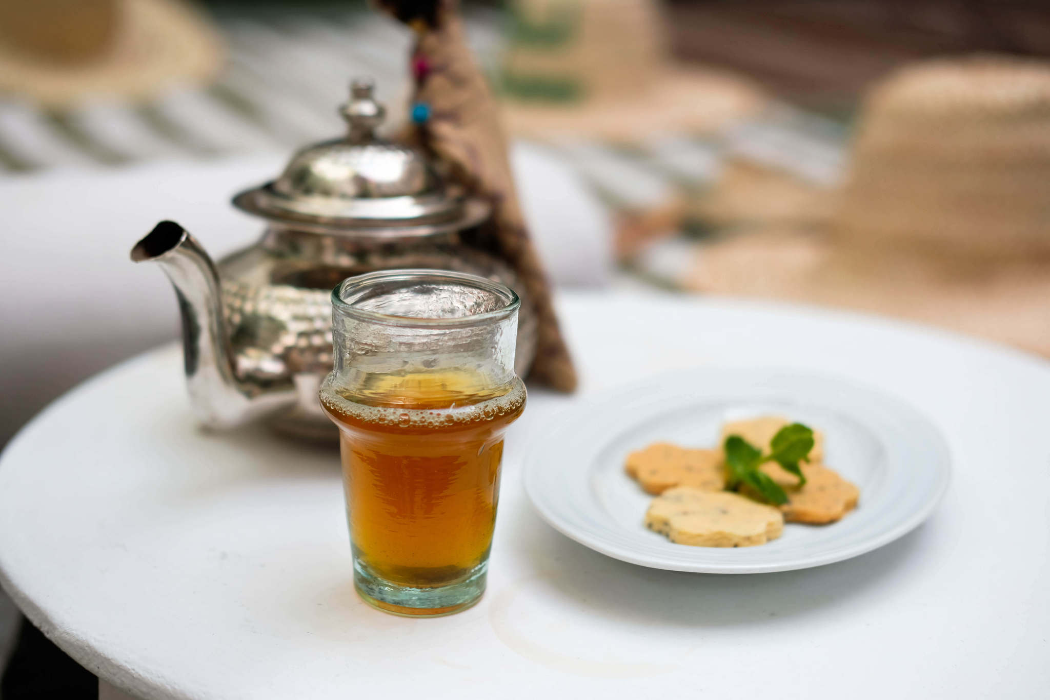Mint Tea at Le Riad Yasmine