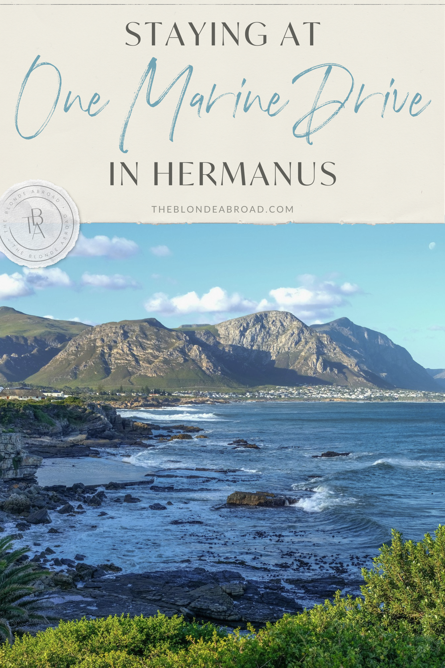 Staying at One Marine Drive in Hermanus