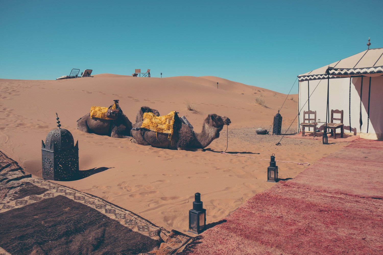 Glamping in Morocco's Sahara Desert