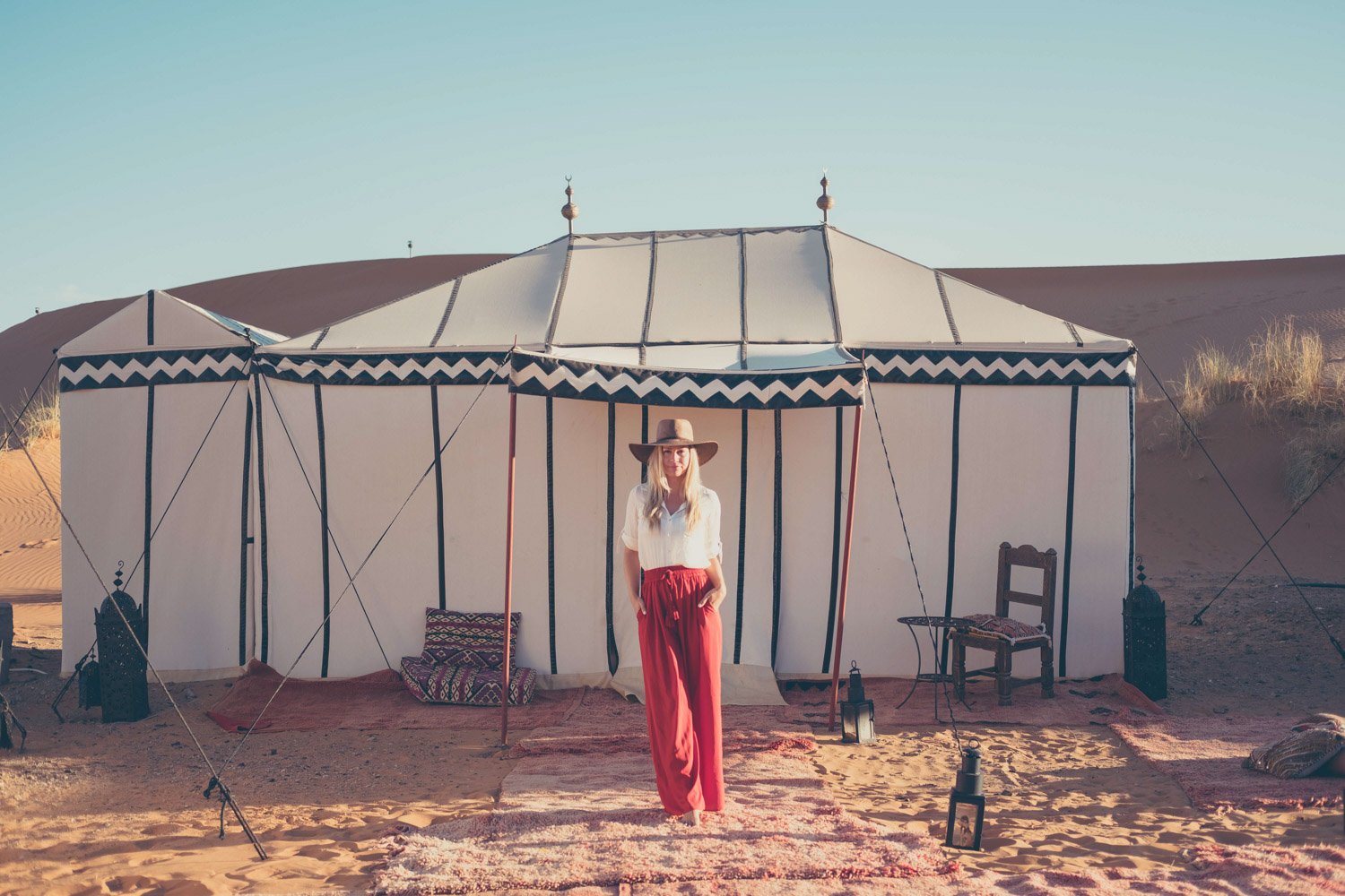 Glamping in Morocco's Sahara Desert