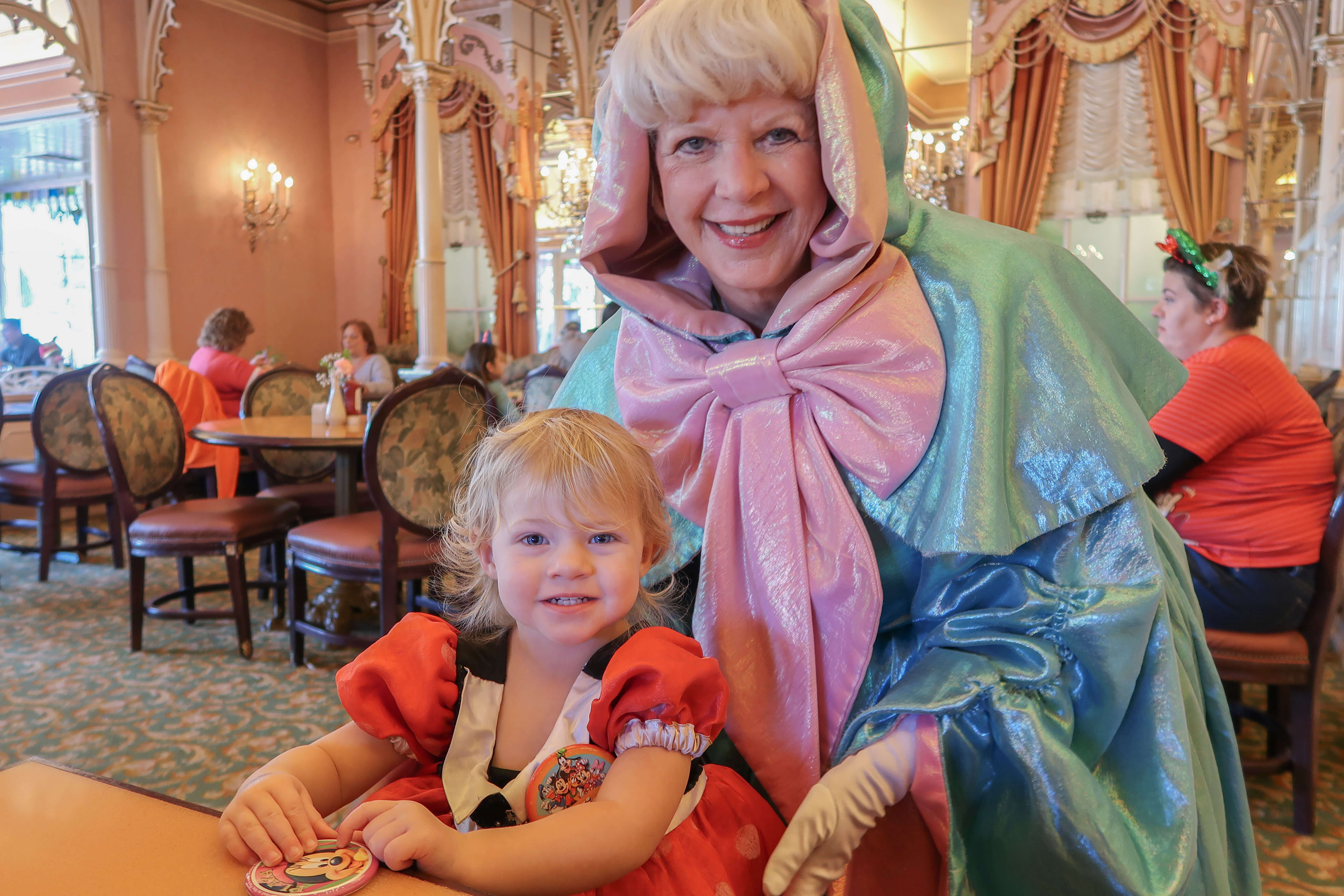 petit déjeuner de personnage disneyland