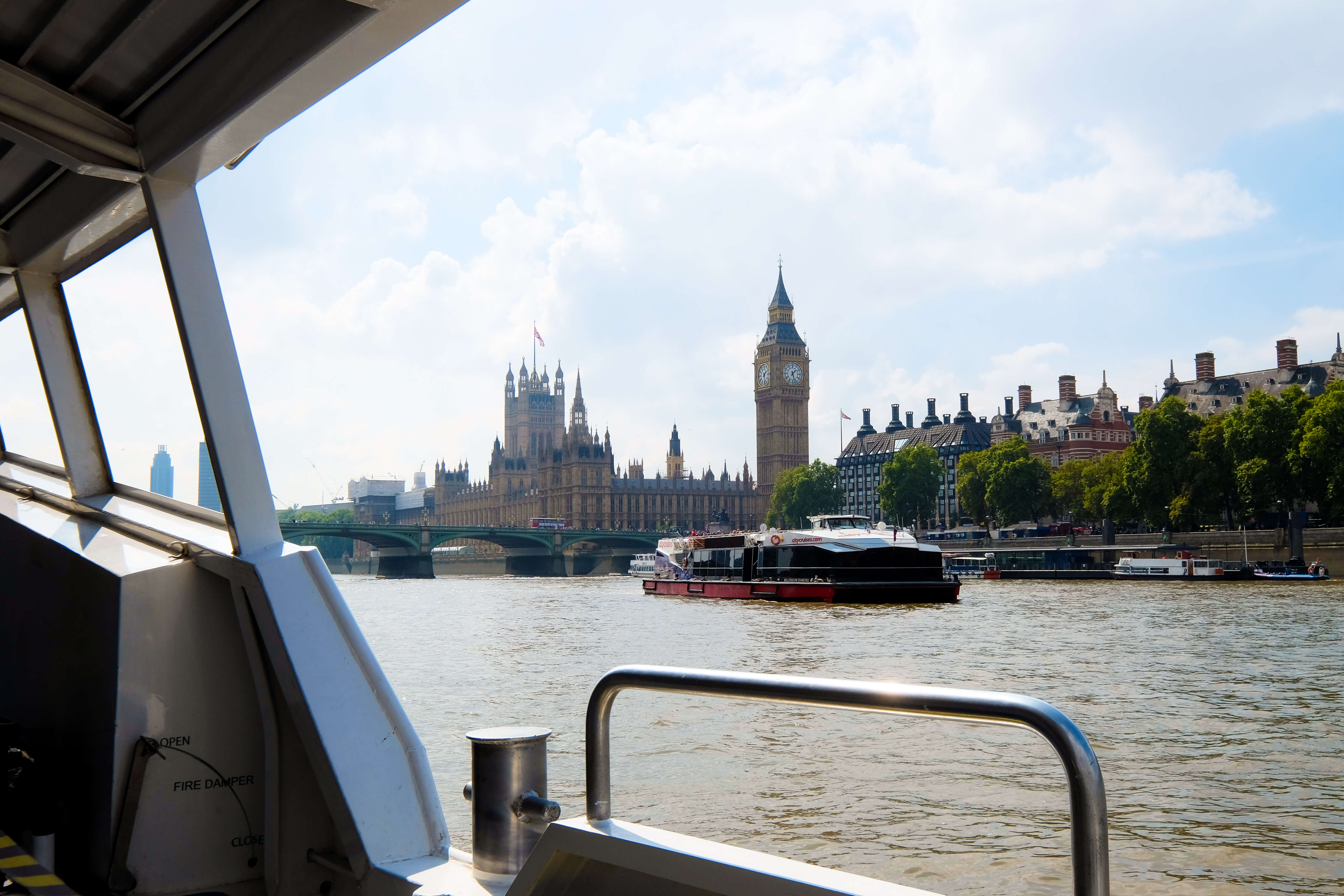 View from London River Cruise