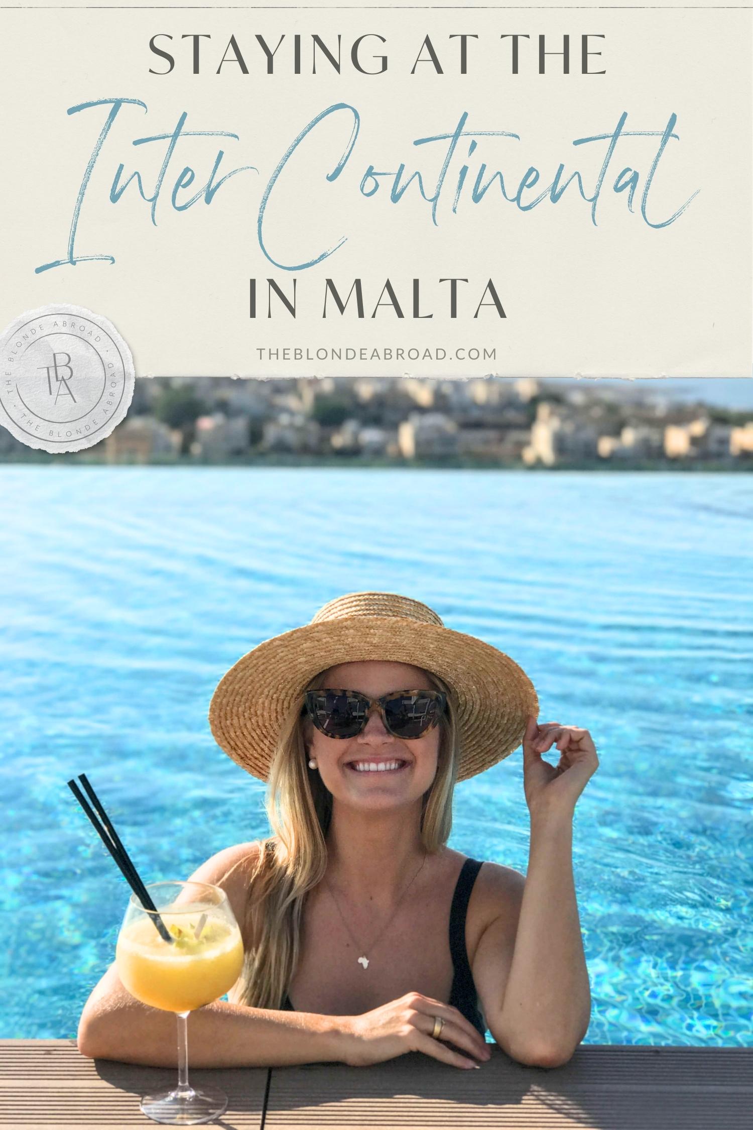 Staying at the InterContinental Malta