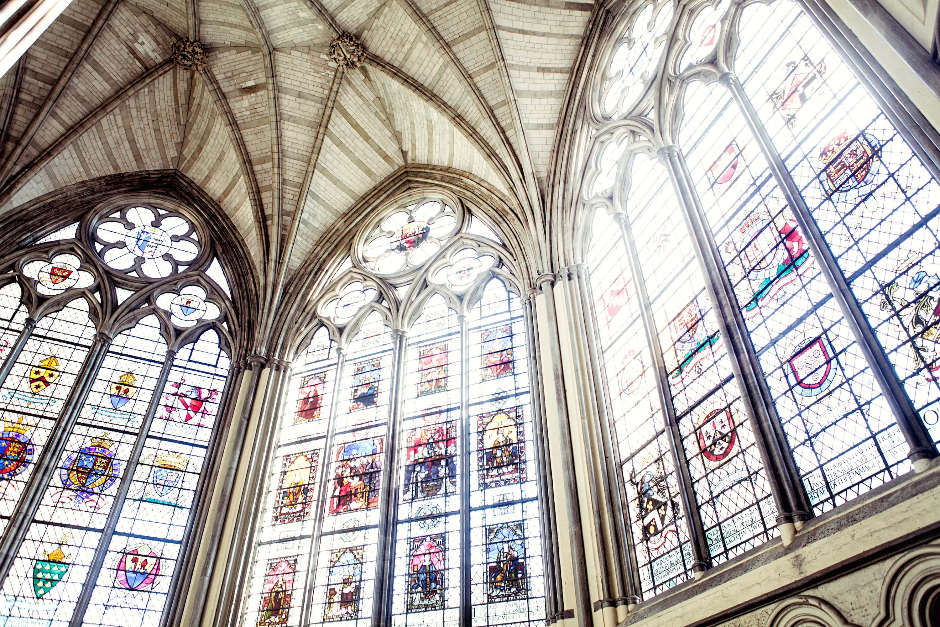 Stained Glass Windows in Westminster Abbey