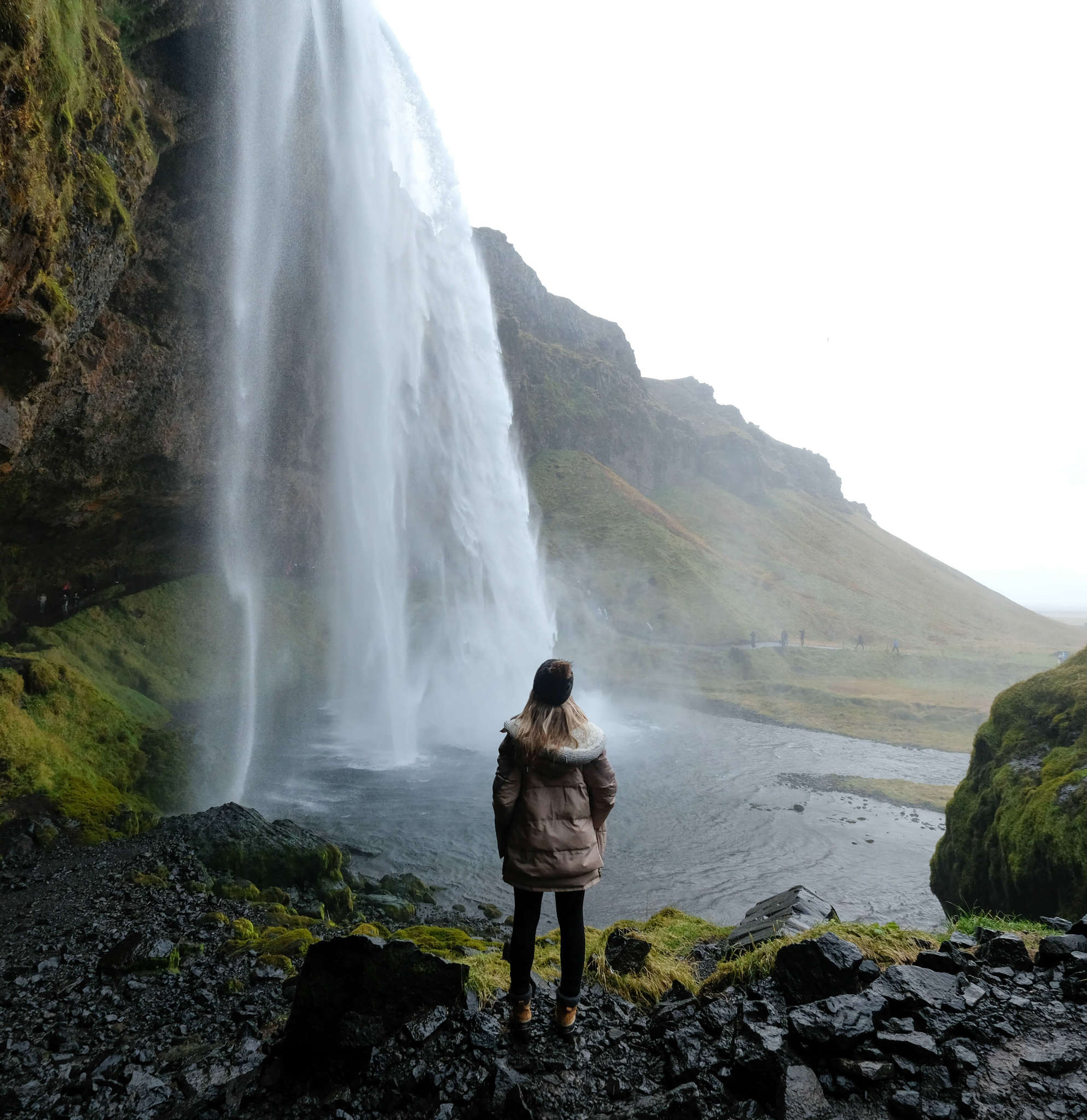 October at Seljalandsfoss Waterfall