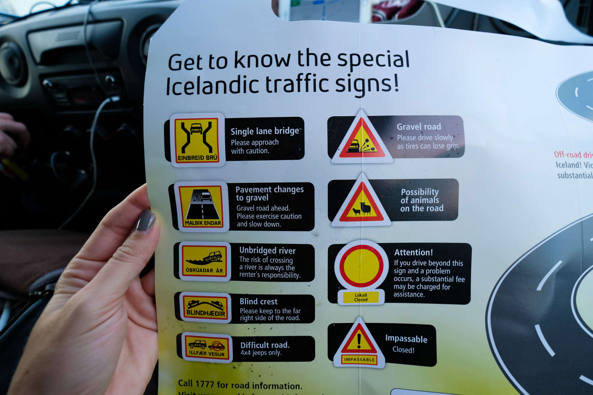 Icelandic Traffic Signs