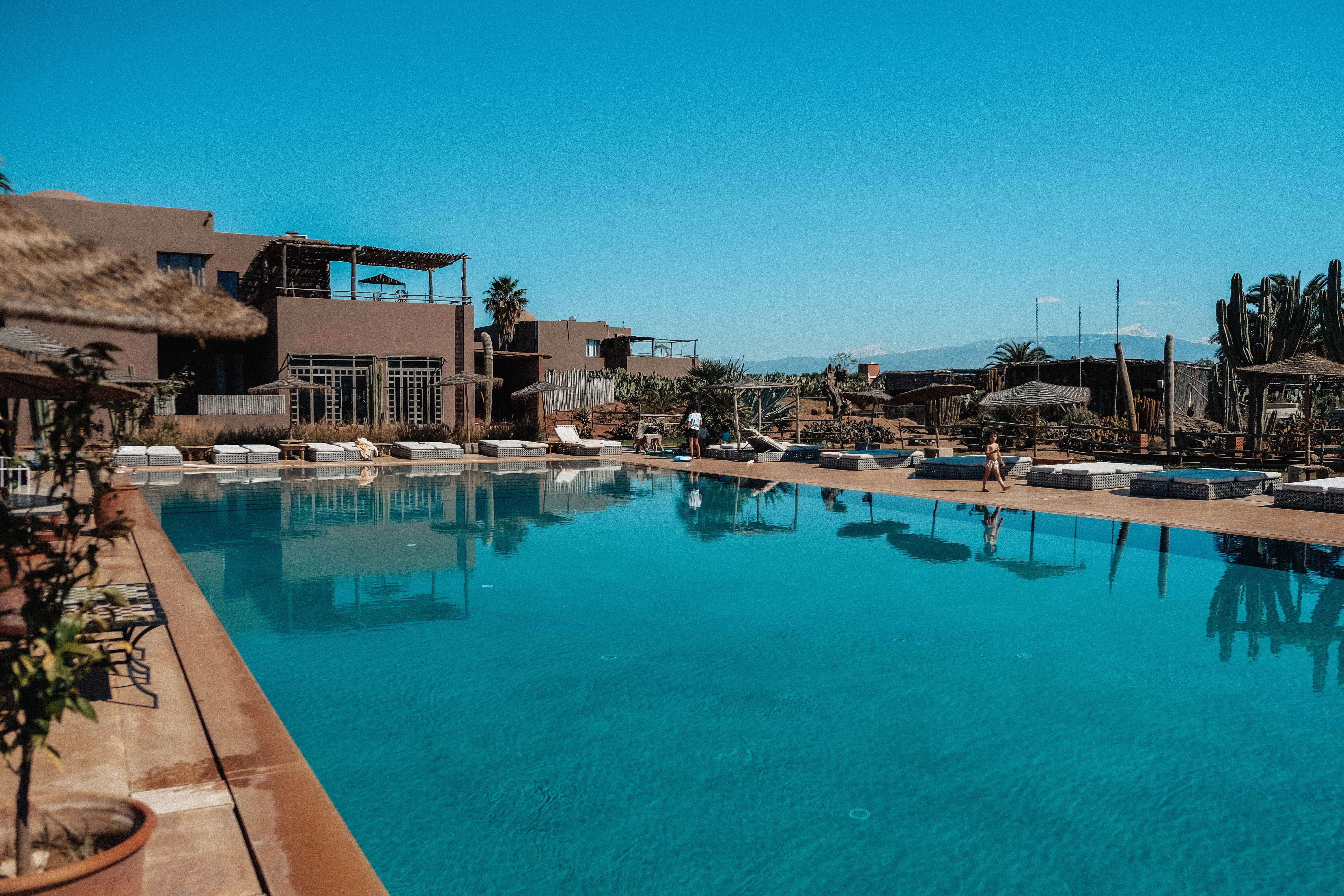 fellah hotel pool marrakech