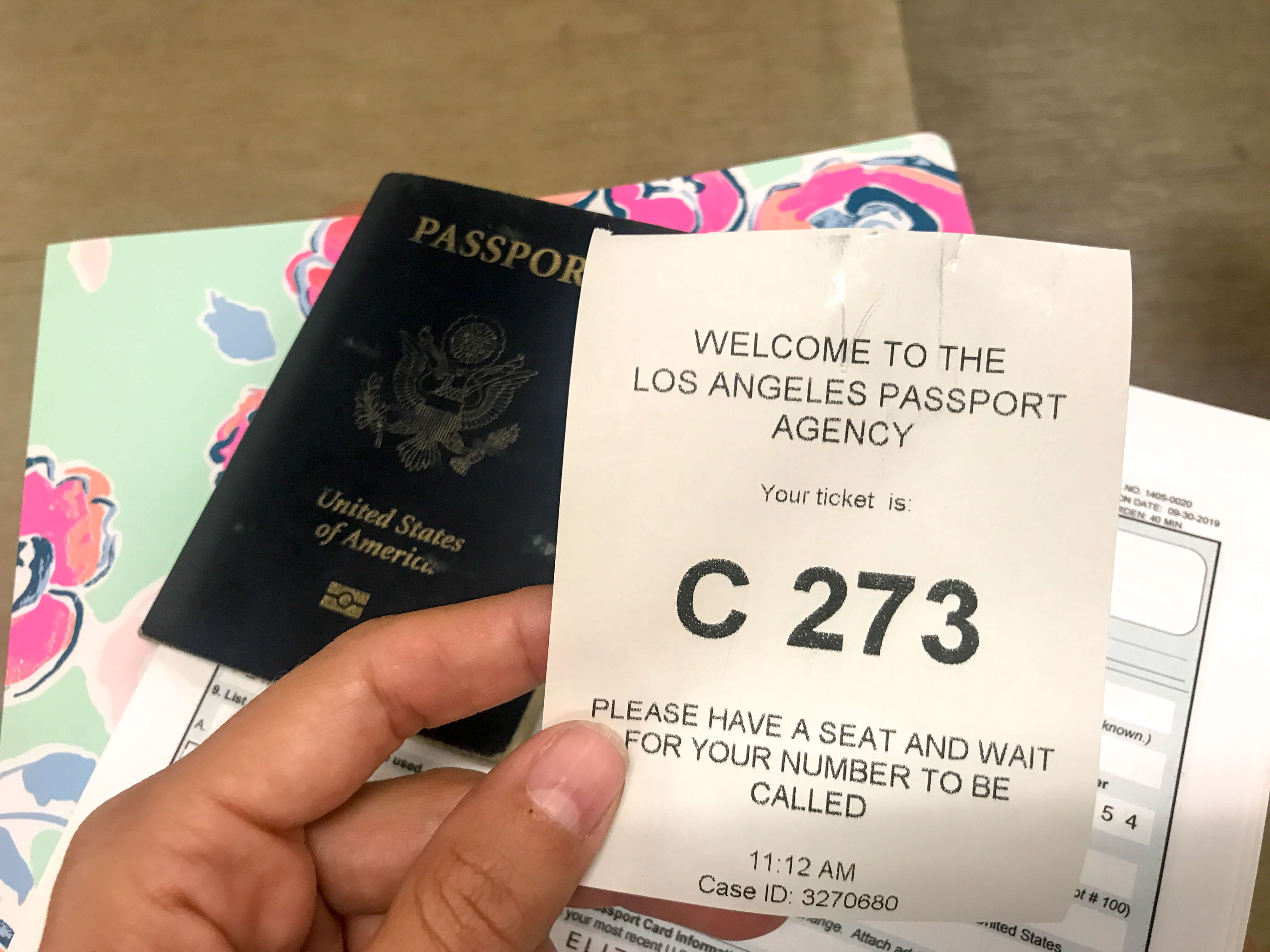 passport waiting number