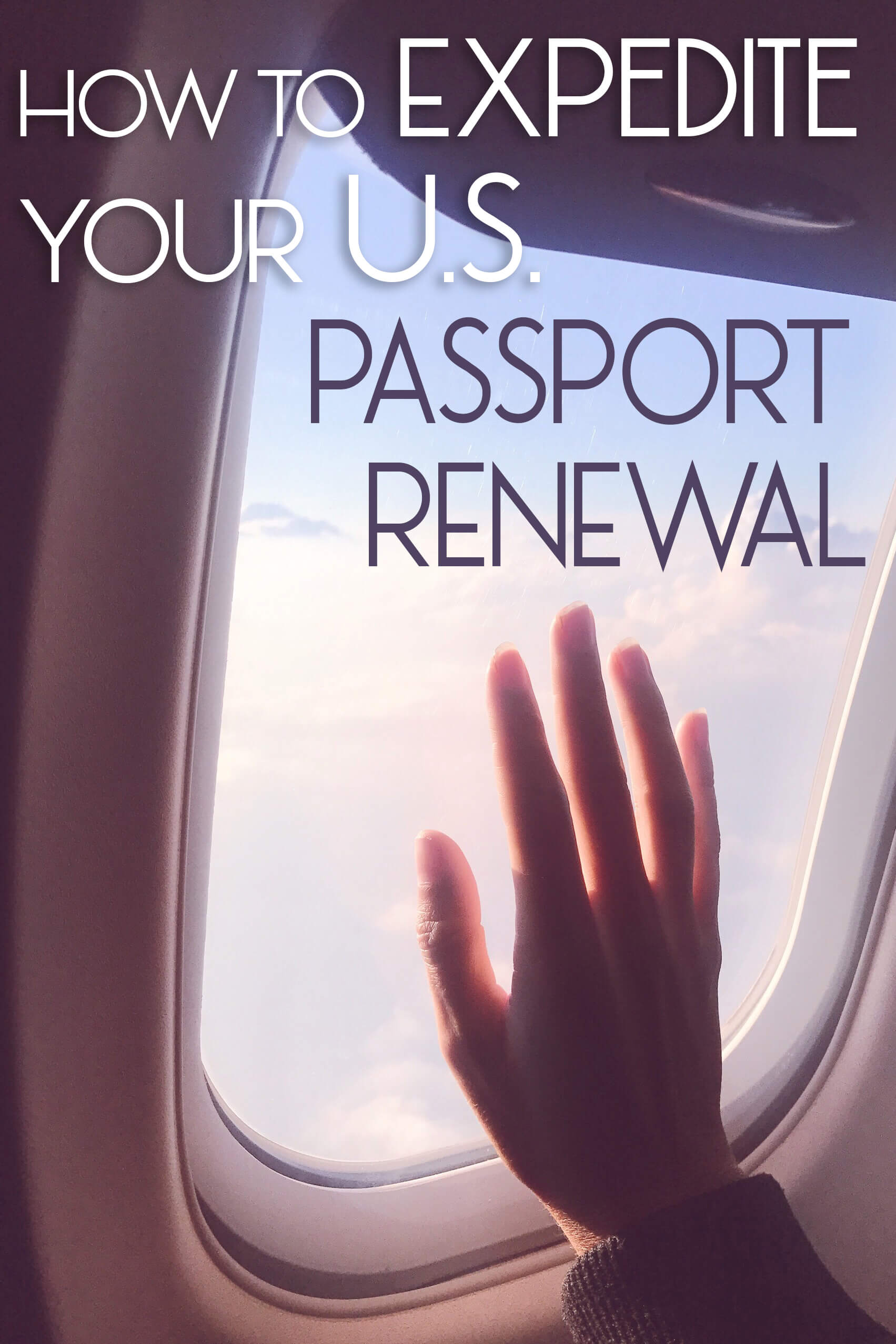 how to expedite your U.S. passport renewal