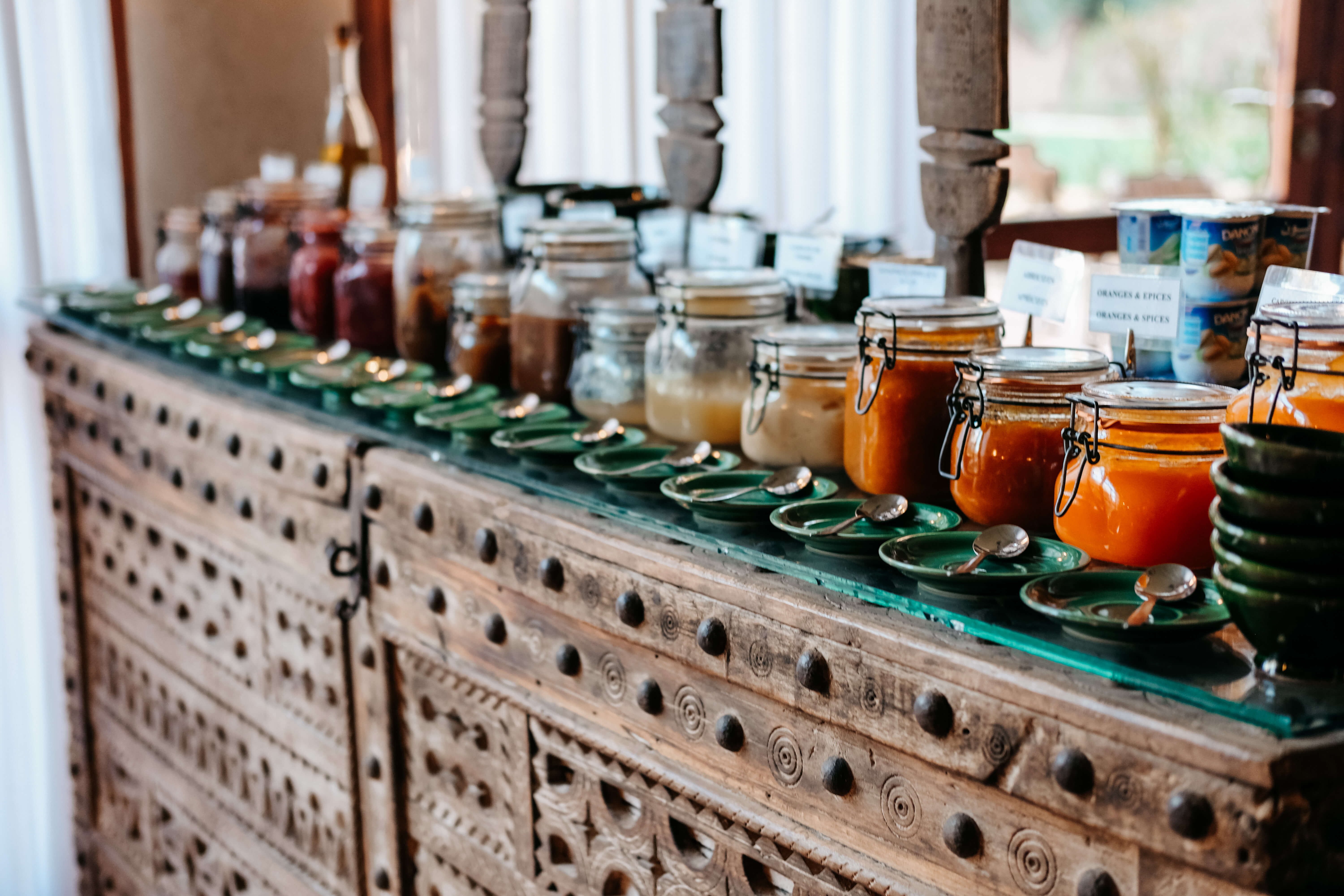 spices at l'ma lodge in Morocco