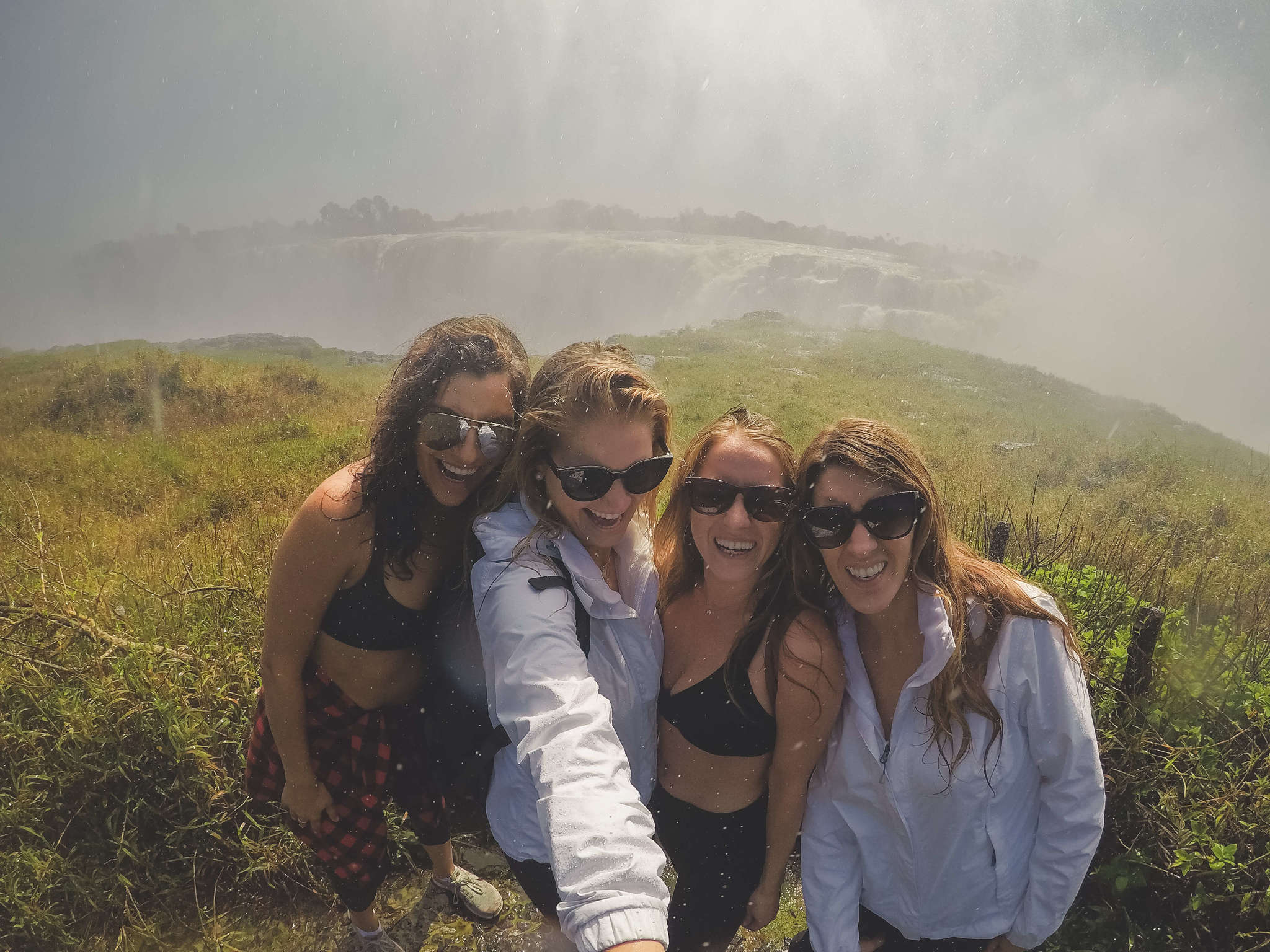 friends at victoria falls