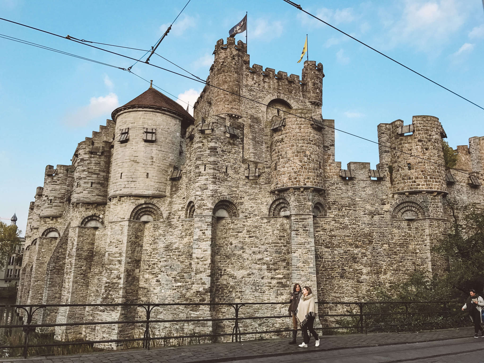 gravensteen castle in ghent belgium