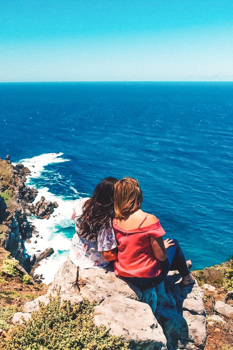Sisters on Cape Point, South Africa