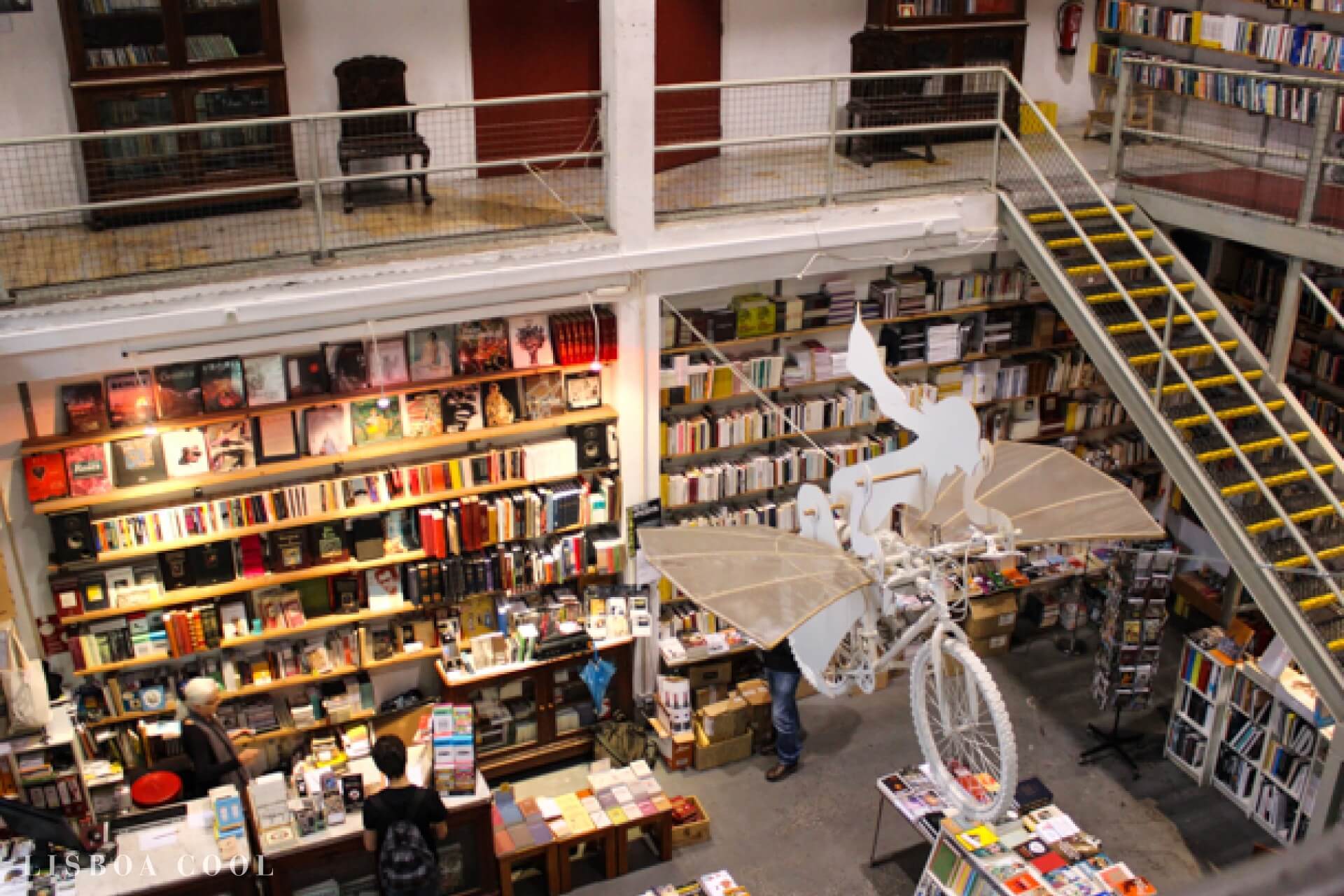 bookstore in lisbon, portugal