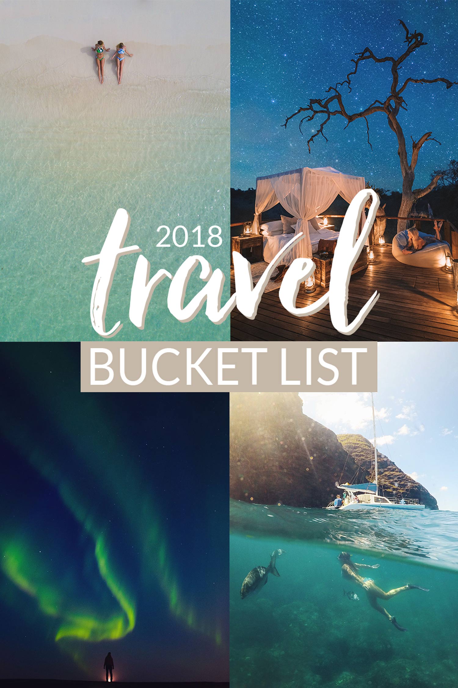 2018 Travel Bucket List