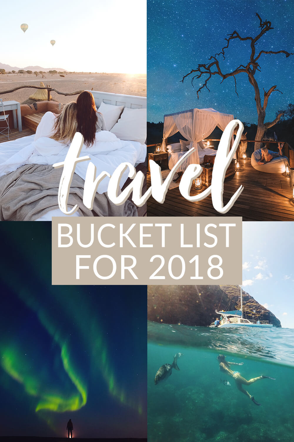 Travel Bucket List for 2018