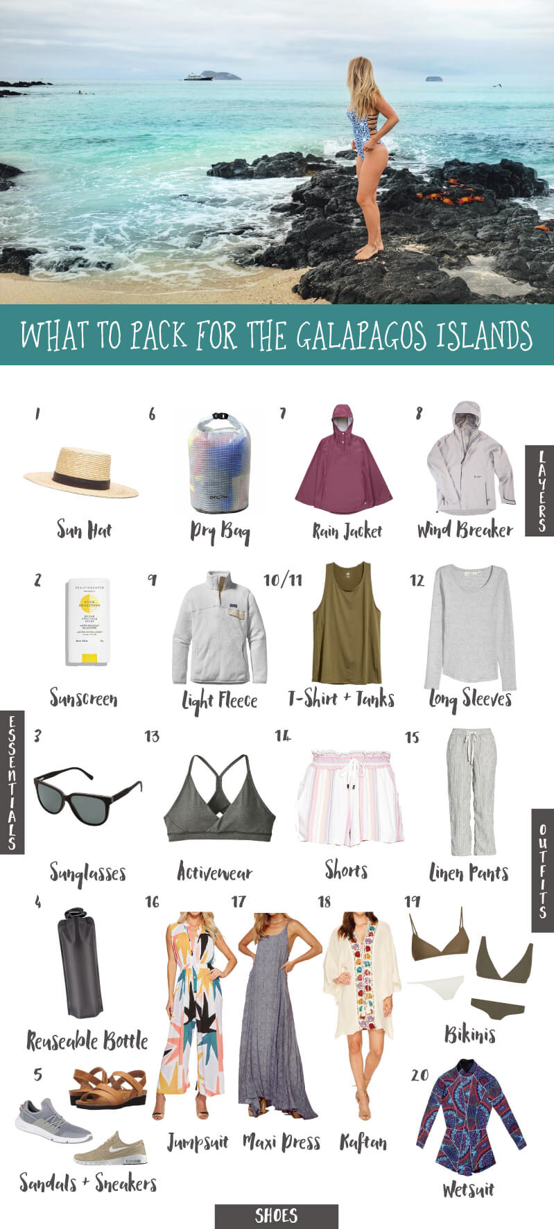 What to Pack for the Galápagos Islands • The Blonde Abroad