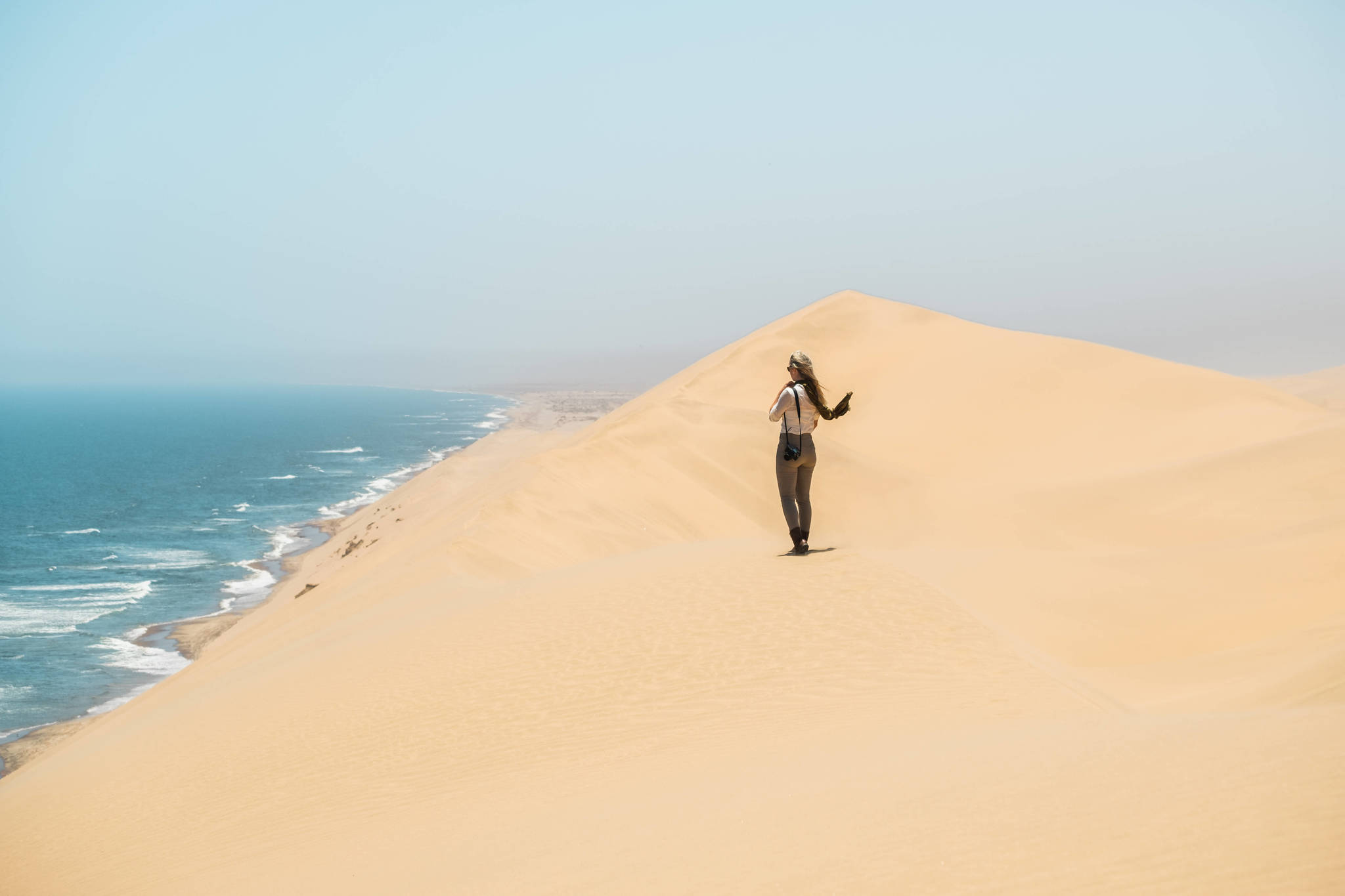 Dunes Meet The Ocean 4x4 Tour In Namibia The Blonde Abroad   Blonde In Sandwich Bay 2 