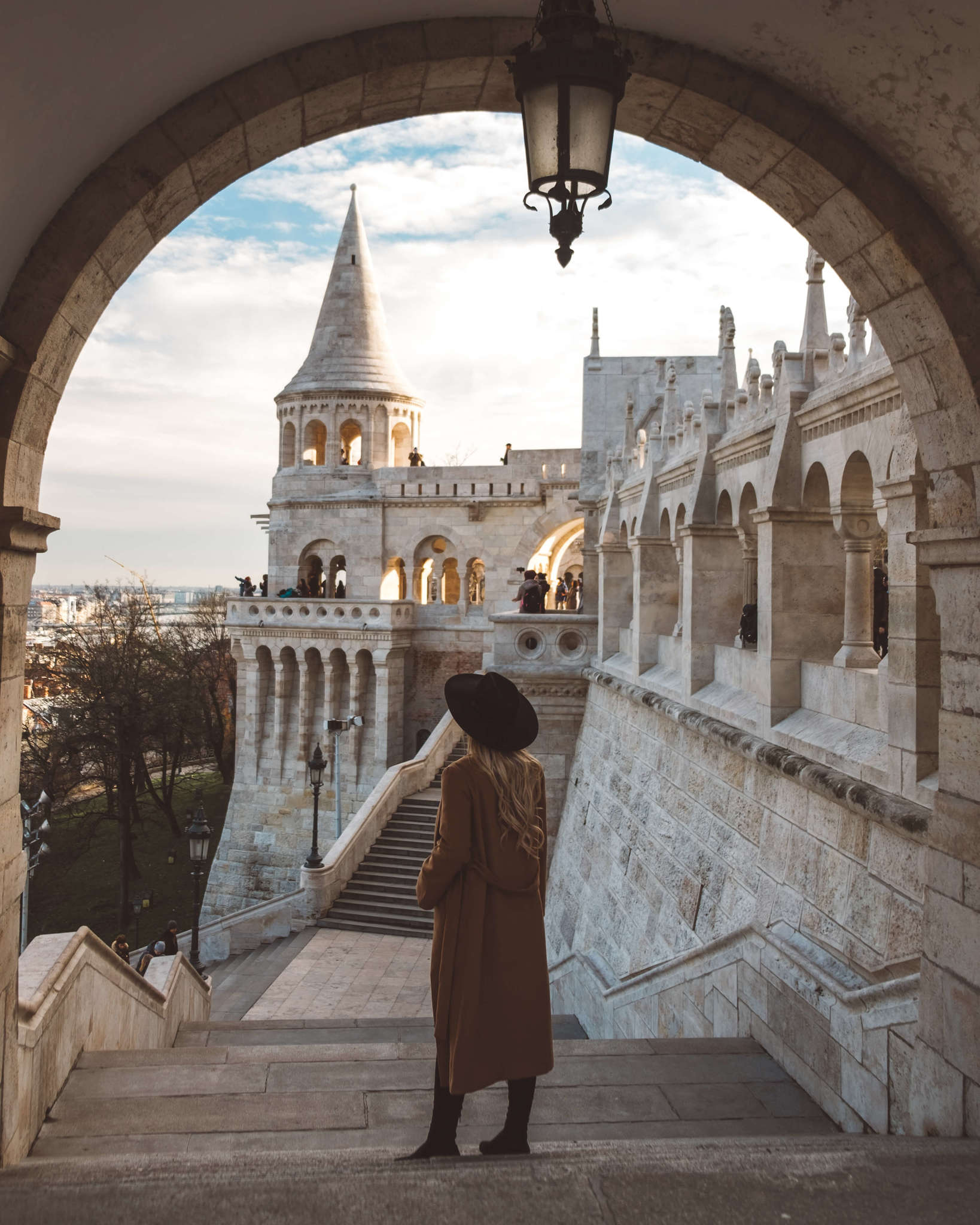 blonde in budapest