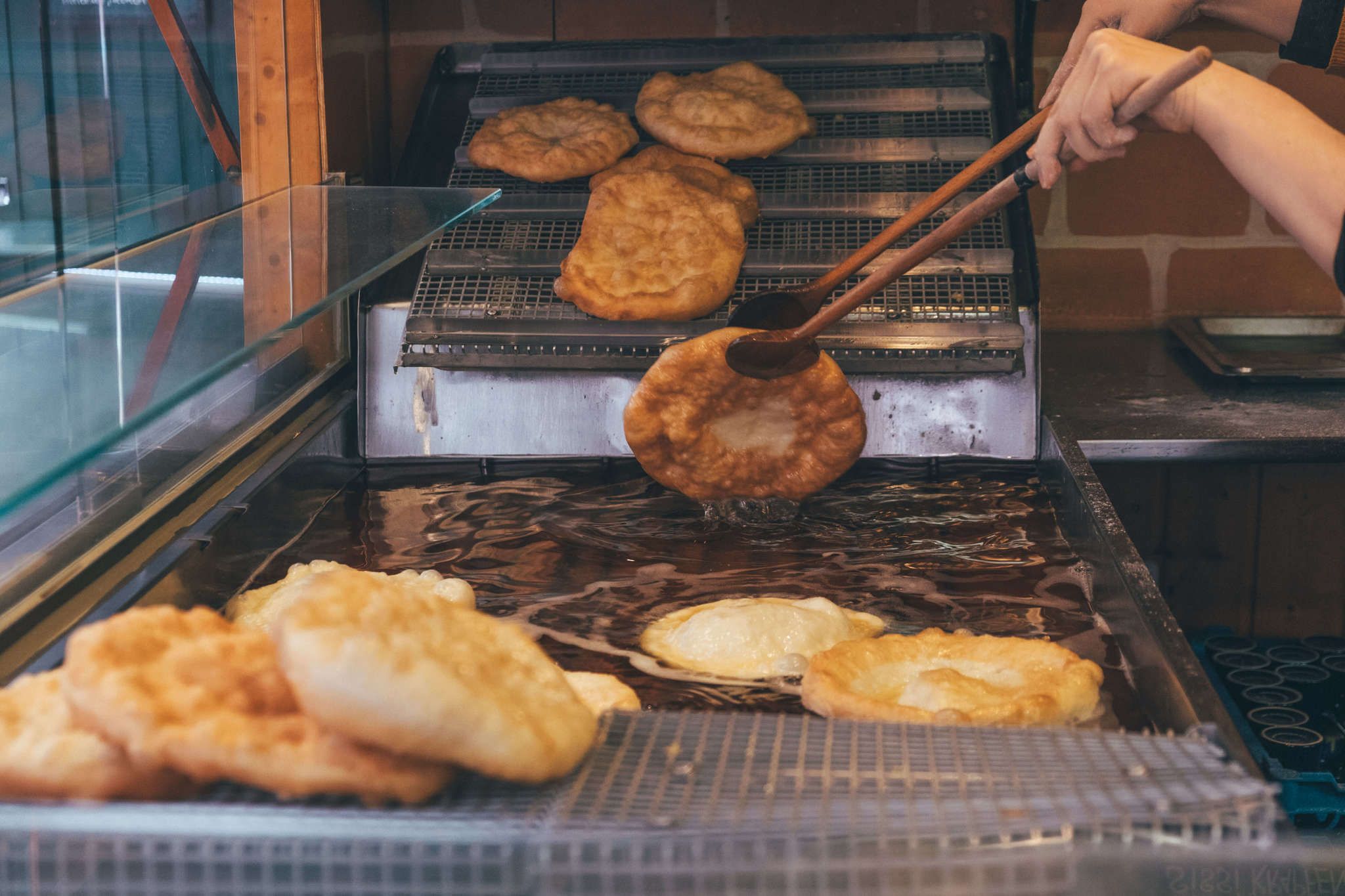 fried dough at Salzburg Christmas Market