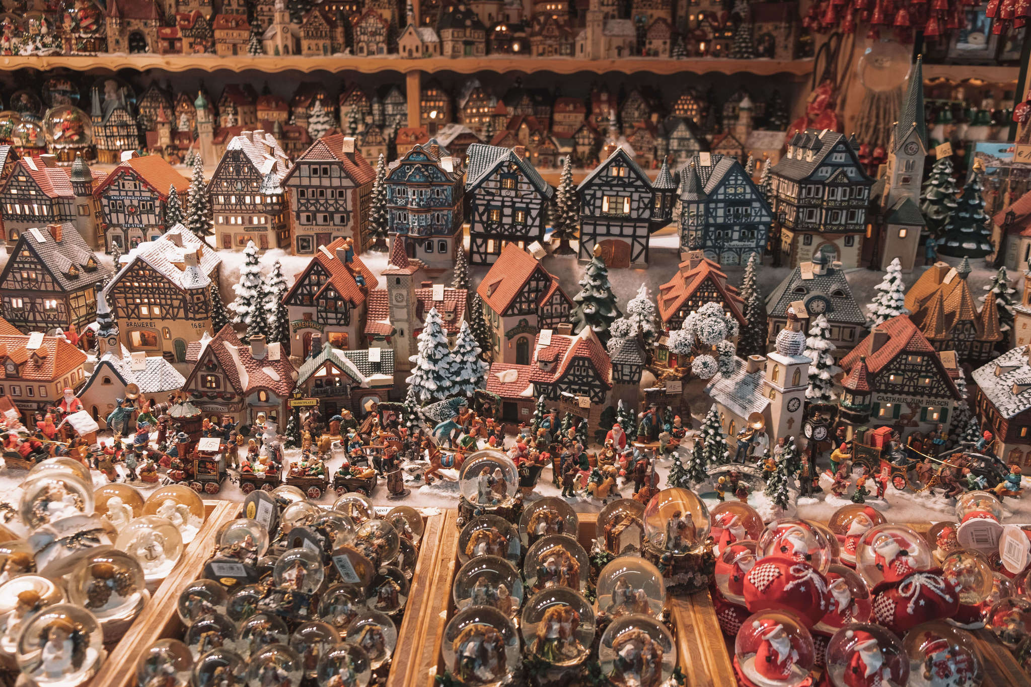 houses at Salzburg Christmas Market
