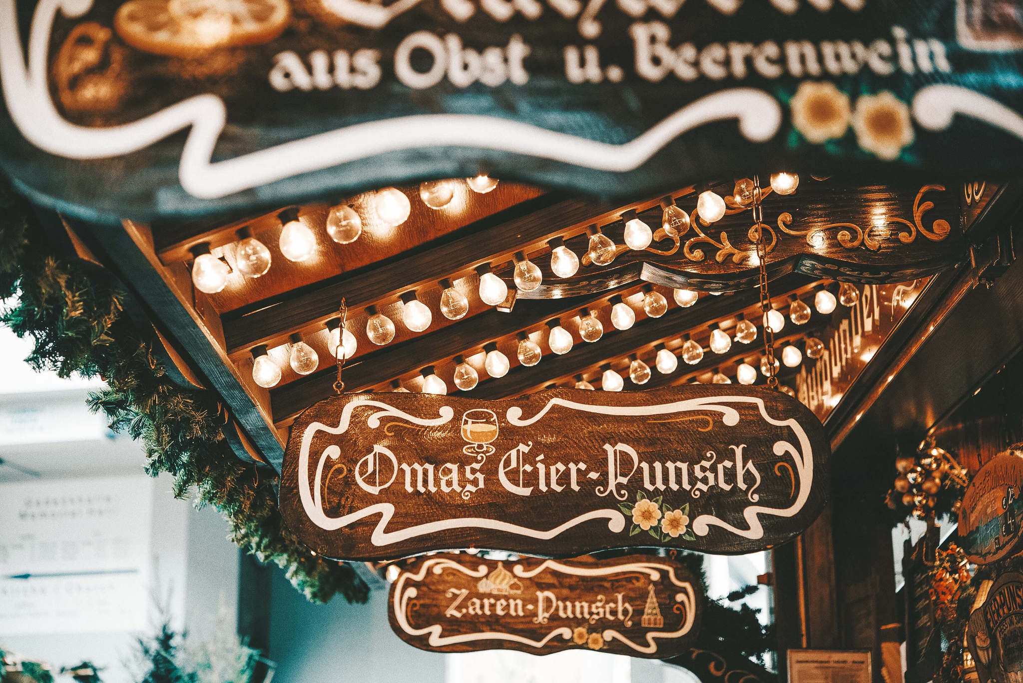 Christmas Market Signs