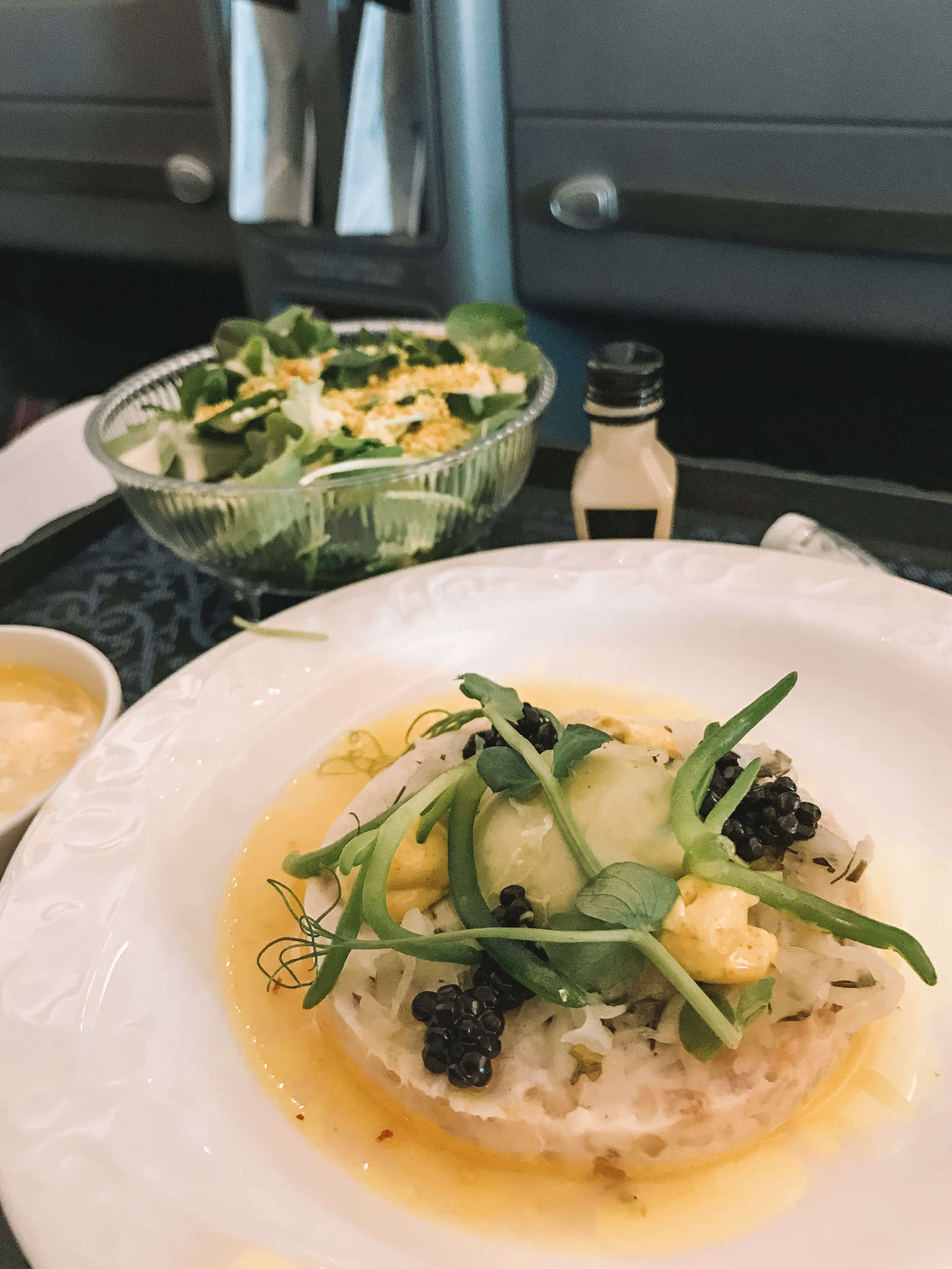 KLM Business Class Flight meal 2