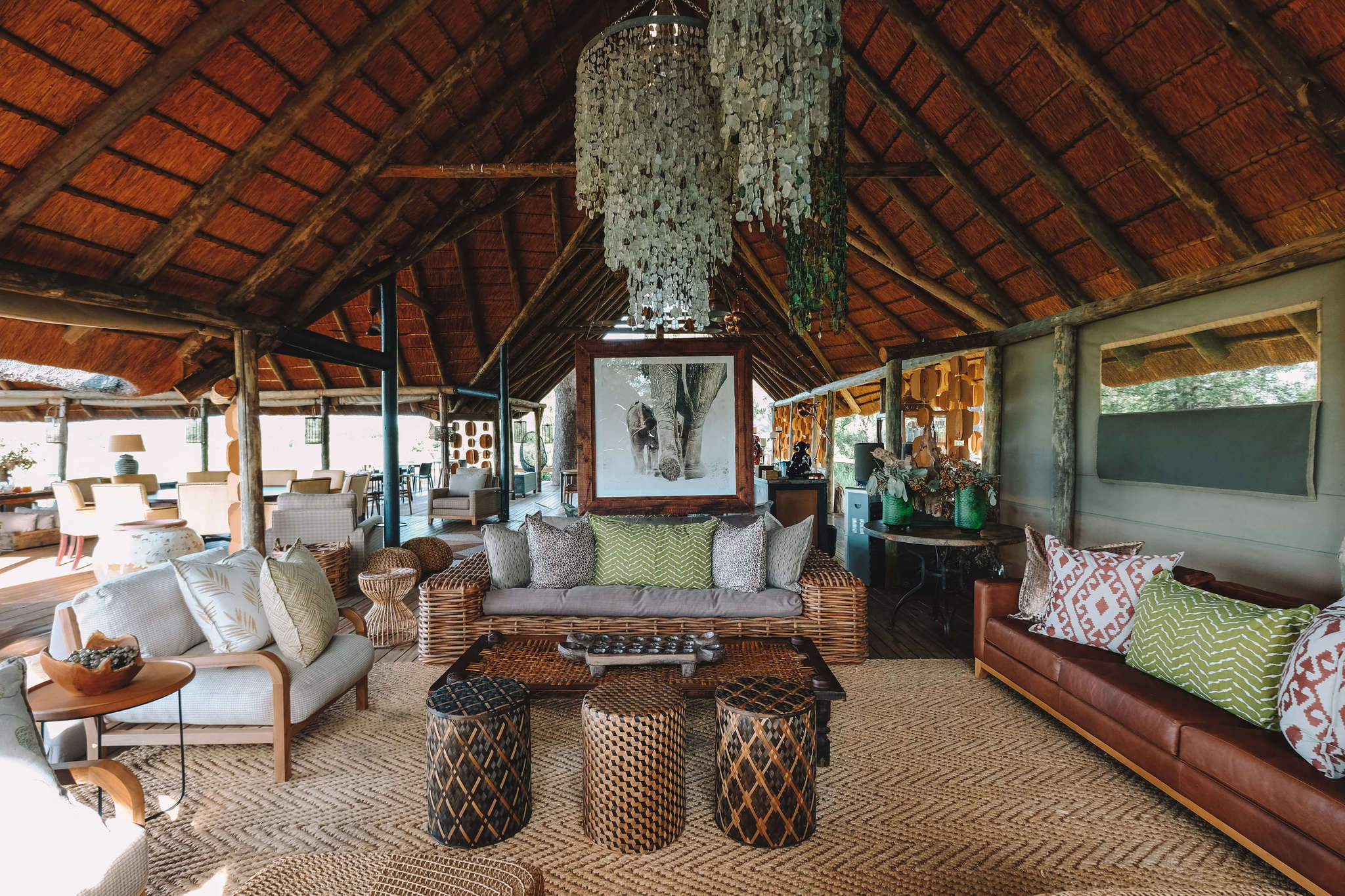 Room Area at Sable Alley in Botswana