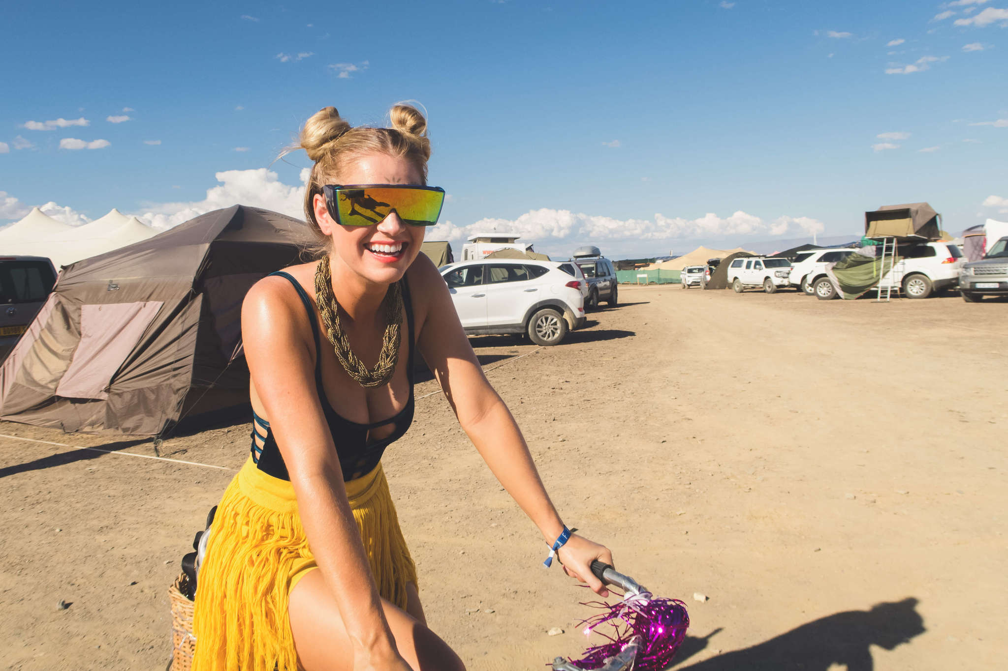 Blonde at AfrikaBurn