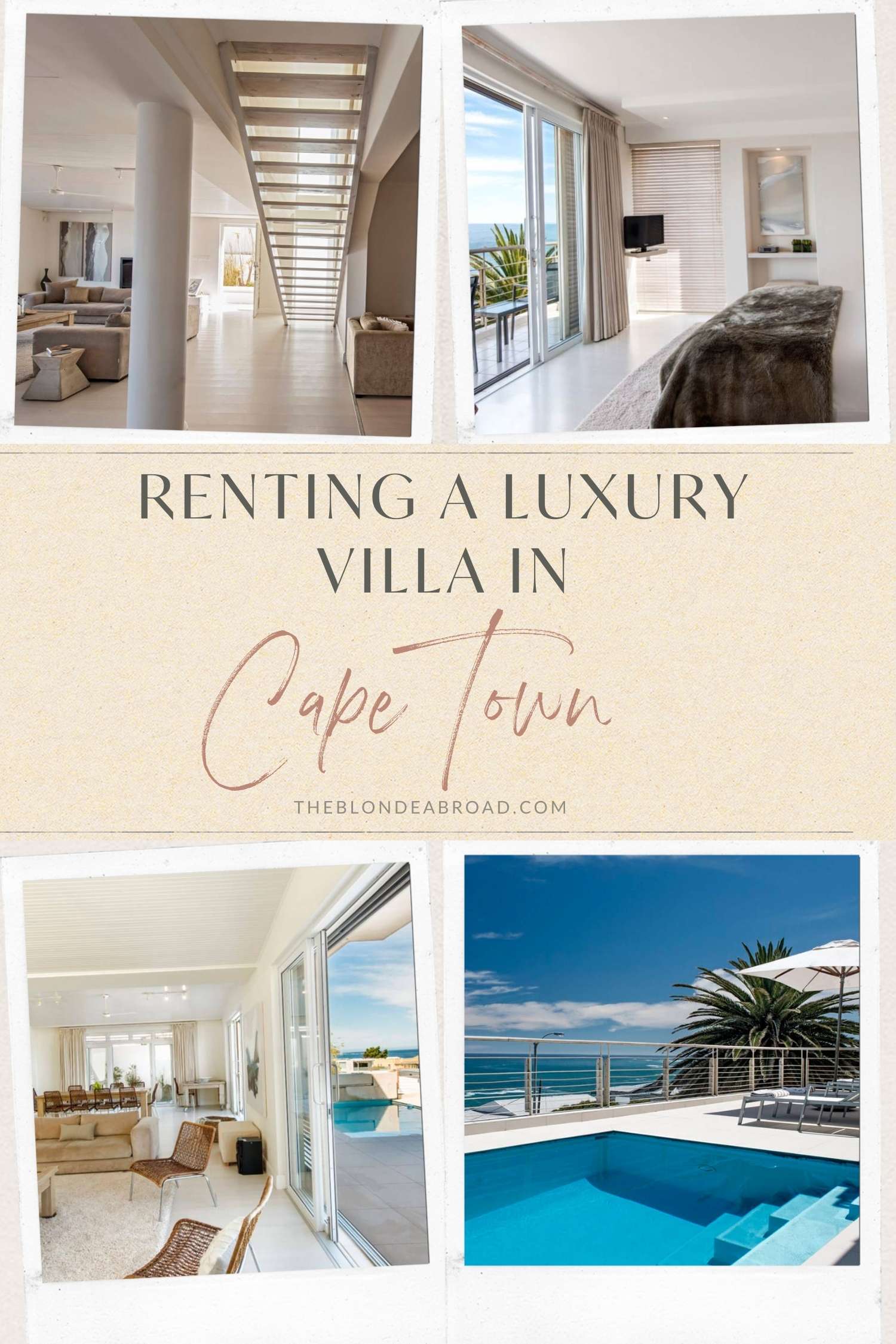 Renting a Luxury Villa in Cape Town with Blue Views