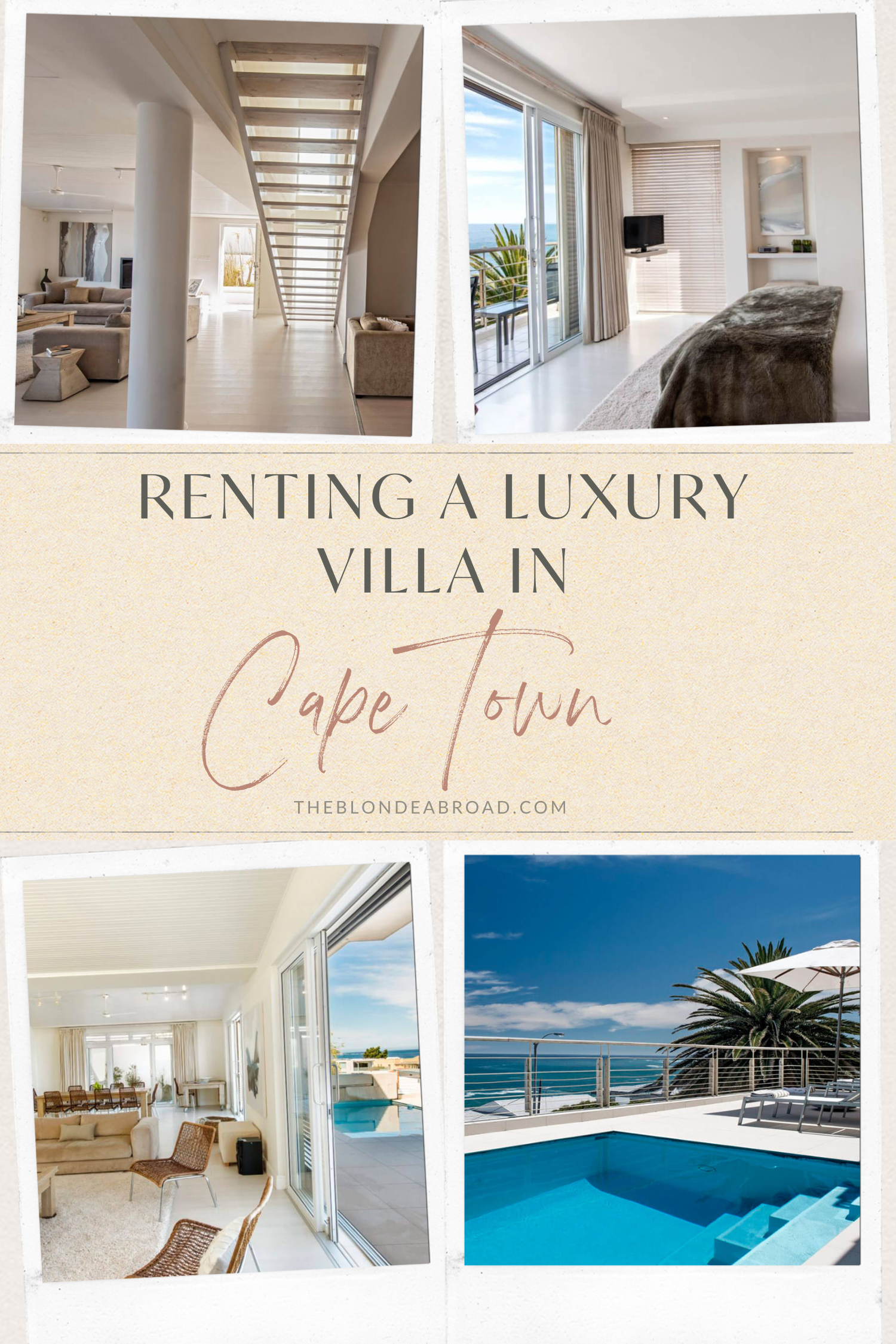 Renting a Luxury Villa in Cape Town with Blue Views