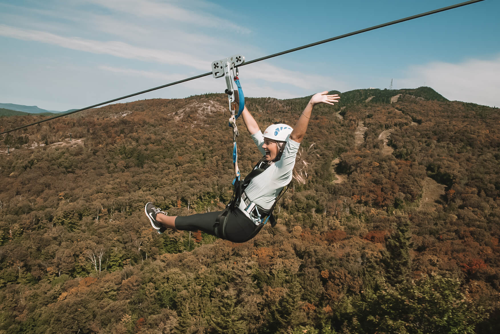 Zipline in Quebéc