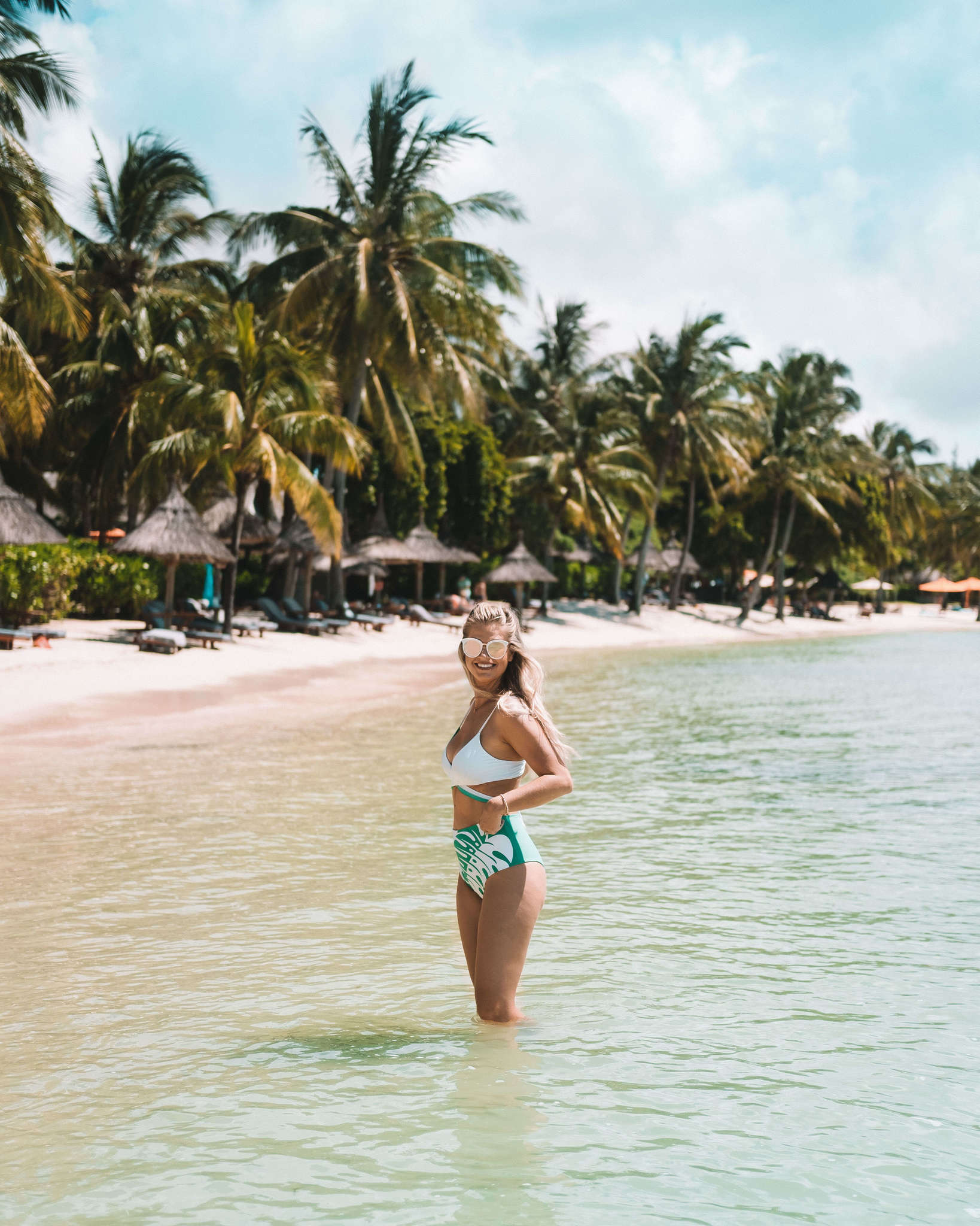 Beach at Constance Prince Maurice in Mauritius