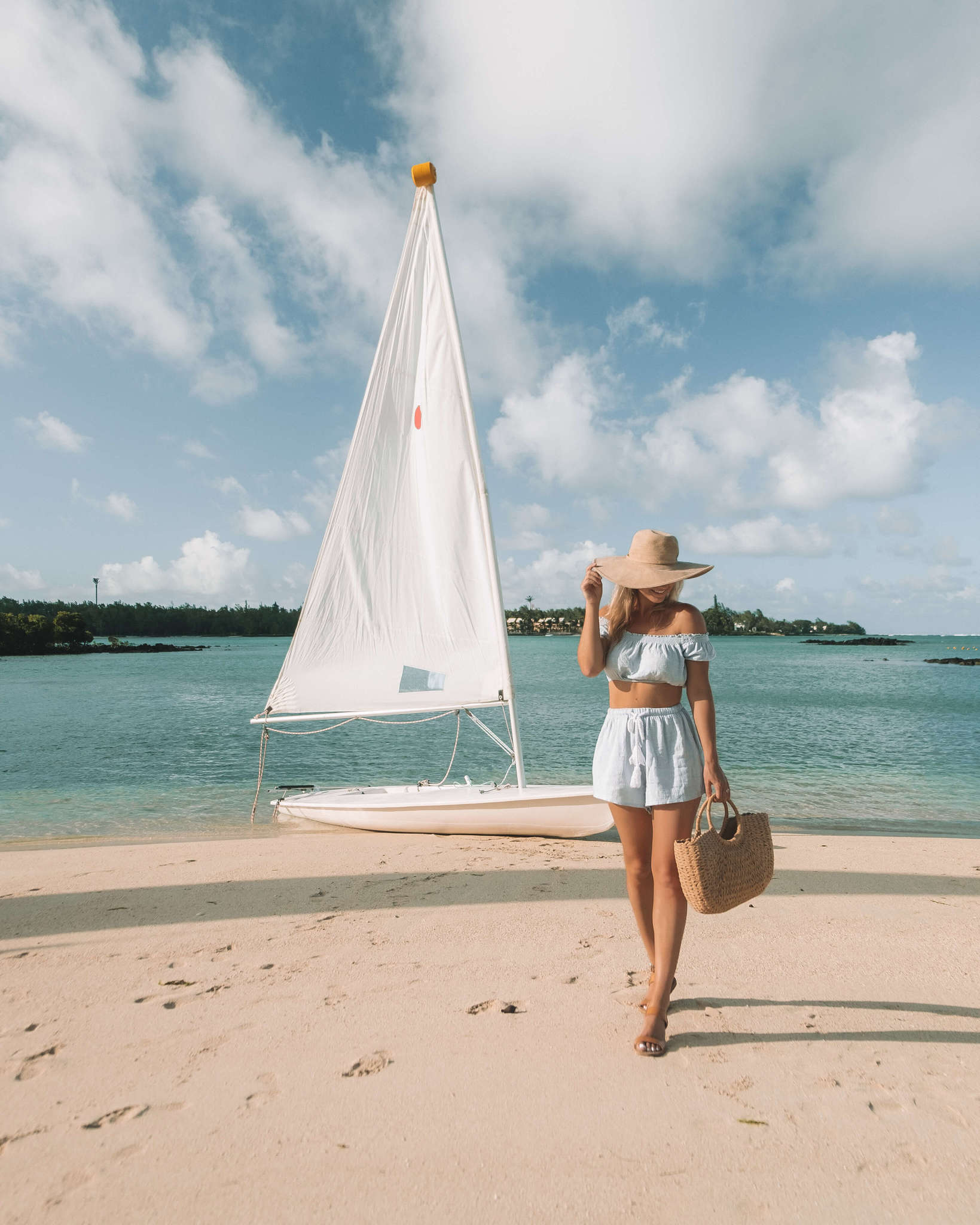 Beach at Constance Prince Maurice in Mauritius