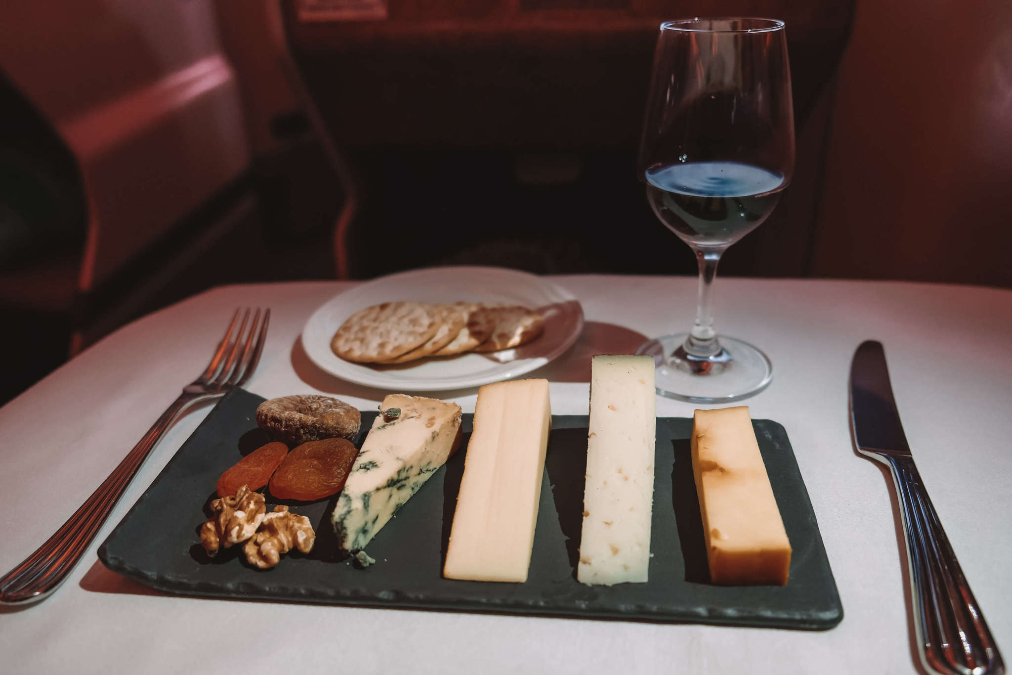 Cheese on Emirates Business Class