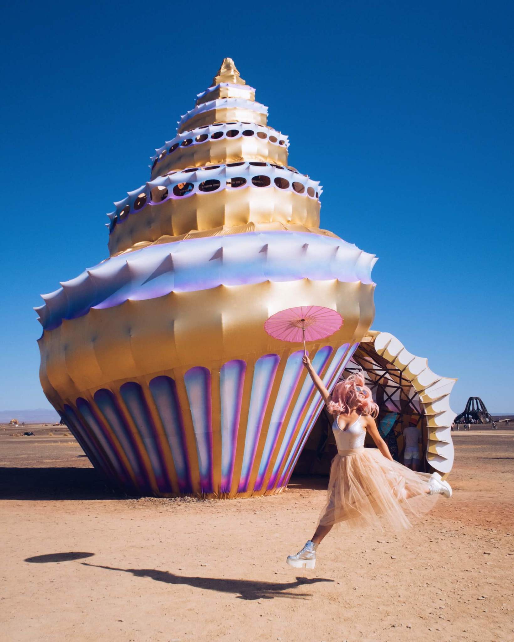 Blonde at AfrikaBurn