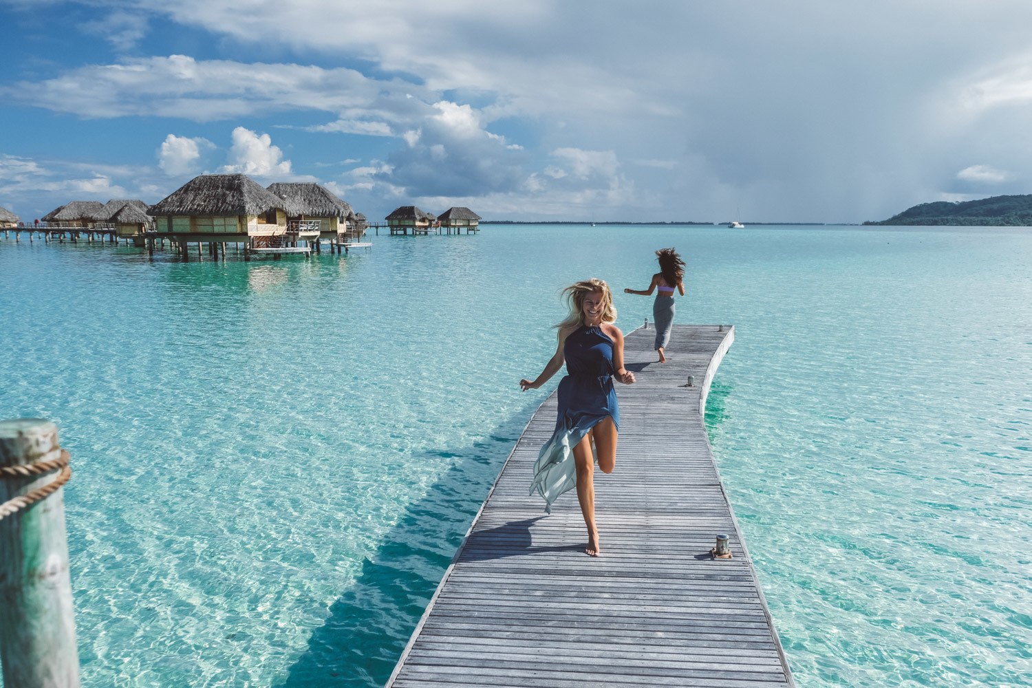 Dock in French Polynesia