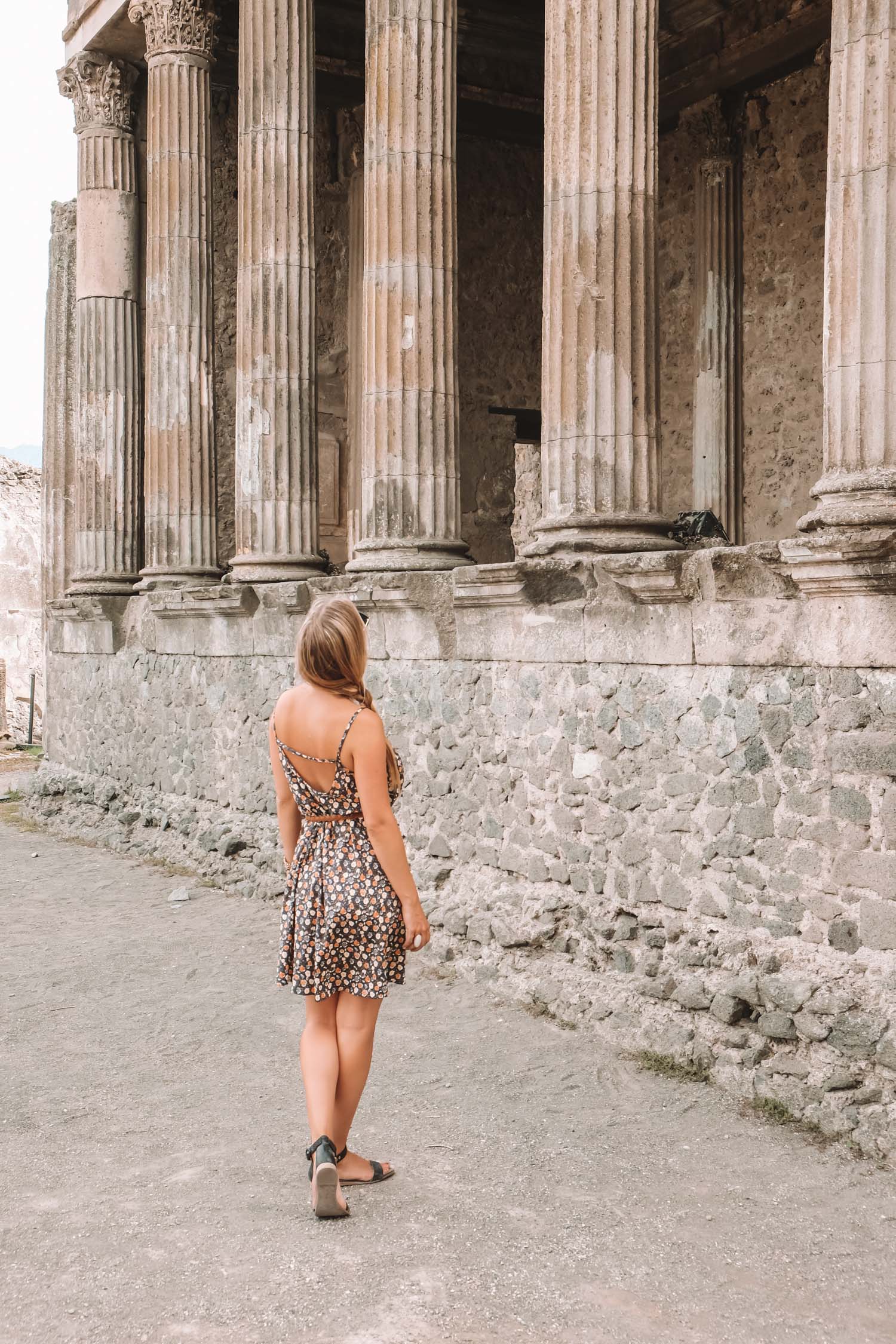 Blonde at Pompeii