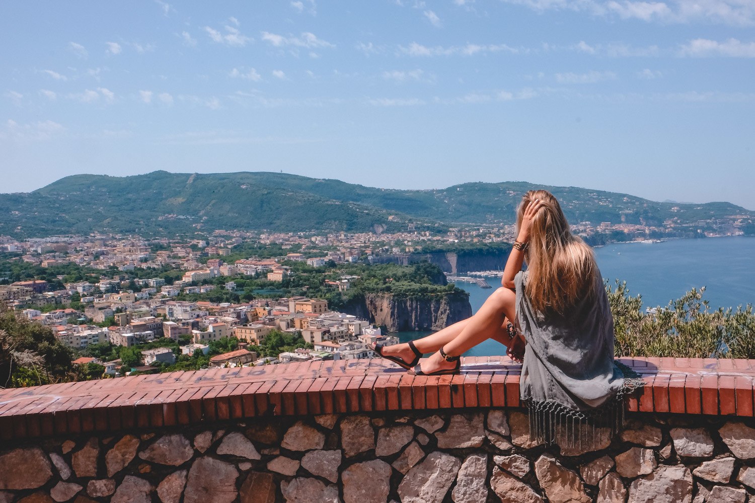 Blonde in Italy