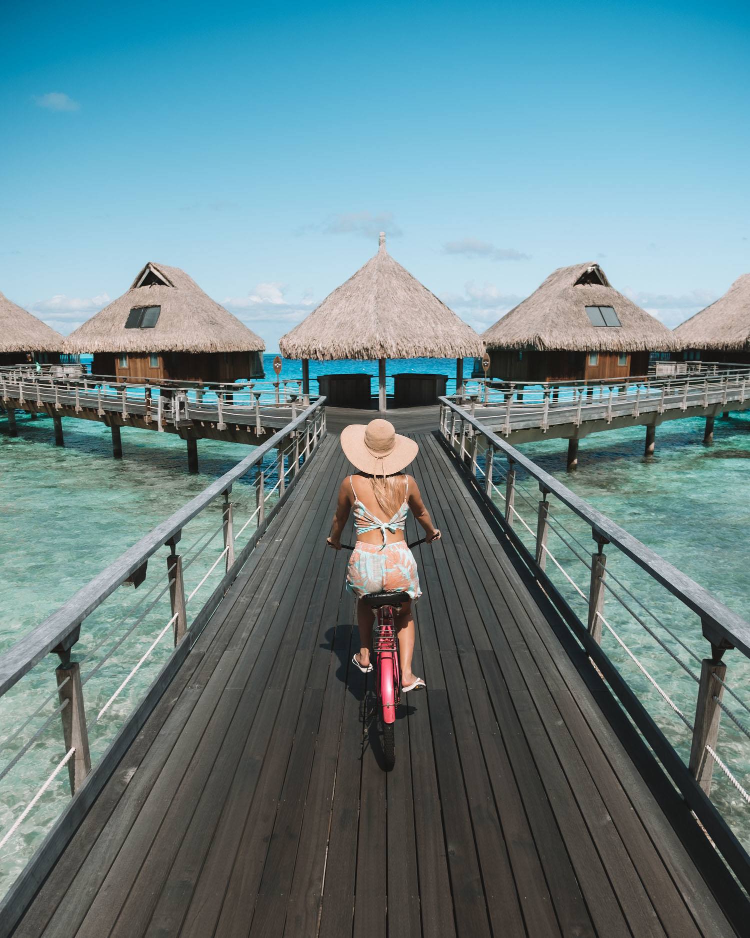 Bike Riding in Bora Bora