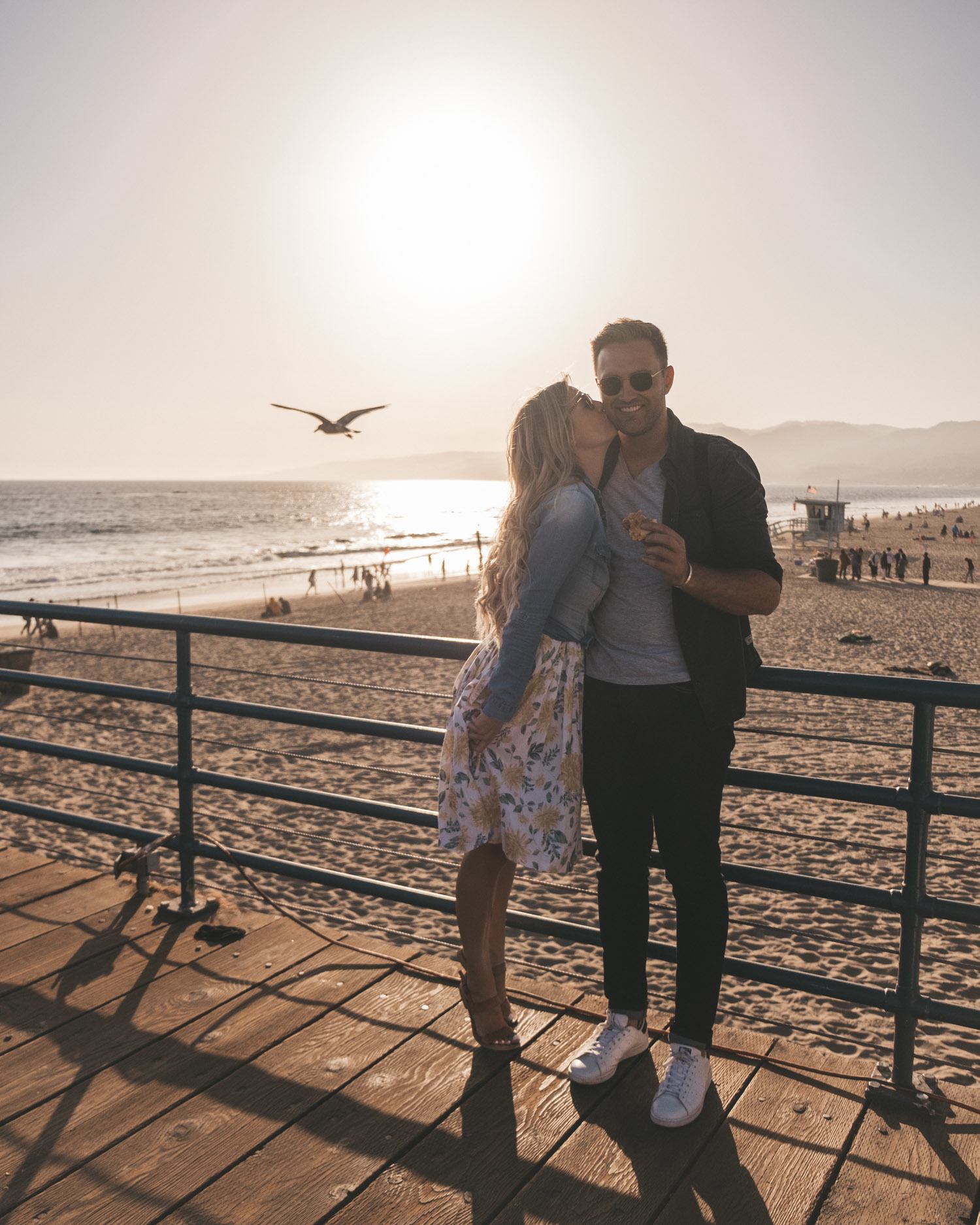 Couple on the Beach in California
