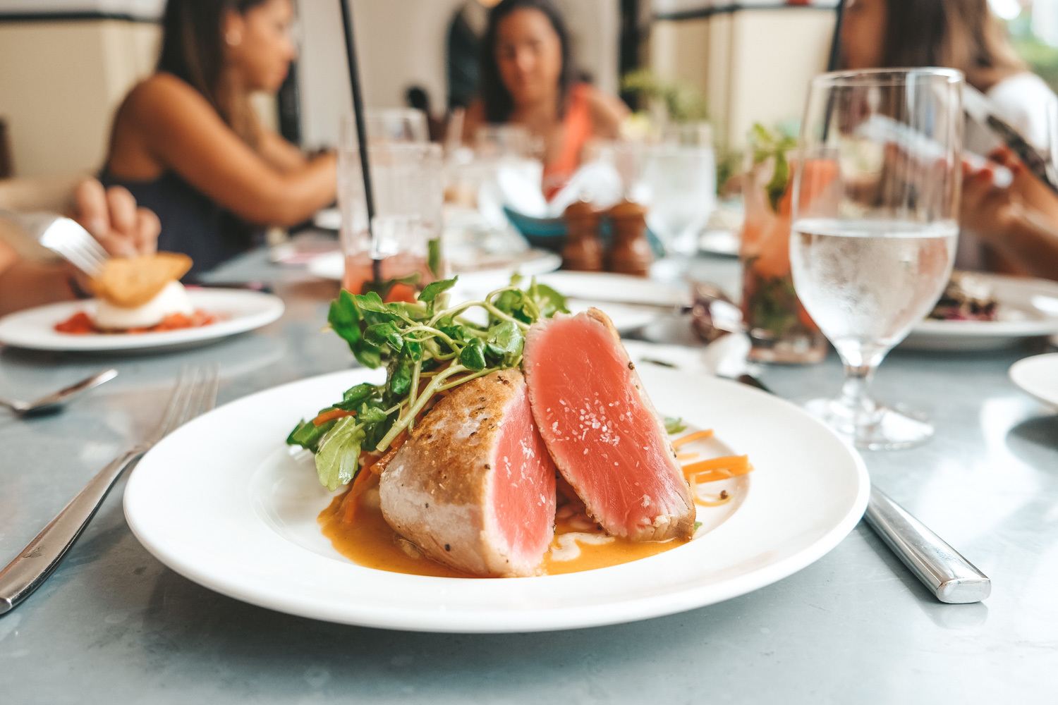 Seared Tuna Dish in Casco Viejo