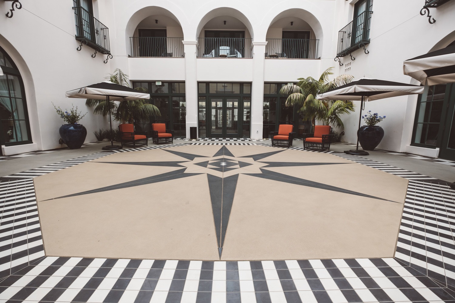 Courtyard at Hotel Californian