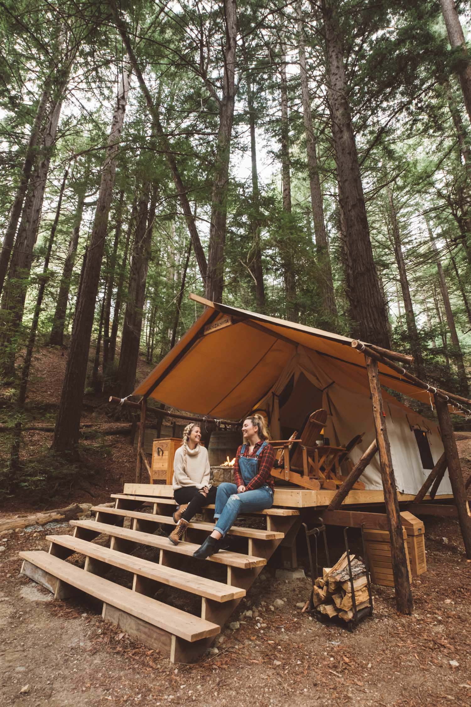 Glamping Tent in Big Sur