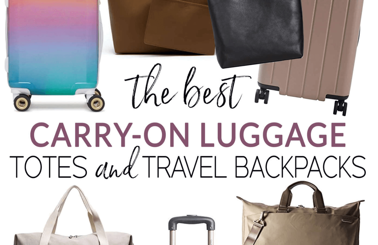 The Best CarryOn Luggage, Totes and Travel Backpacks • The Blonde Abroad